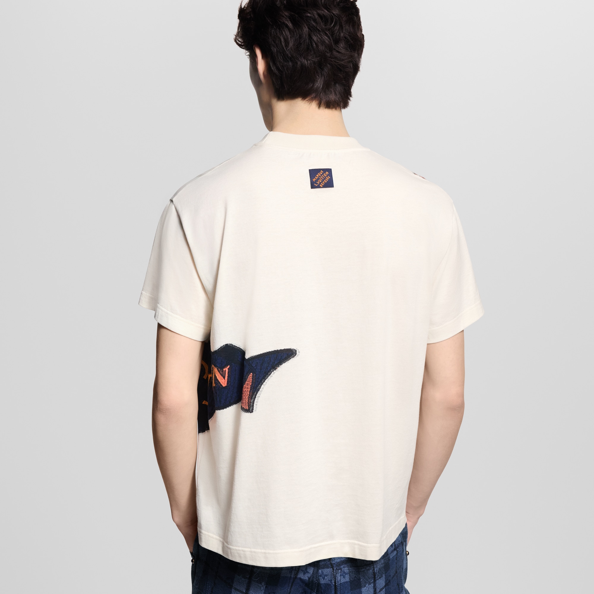 Intarsia Graphic T-Shirt  in Men