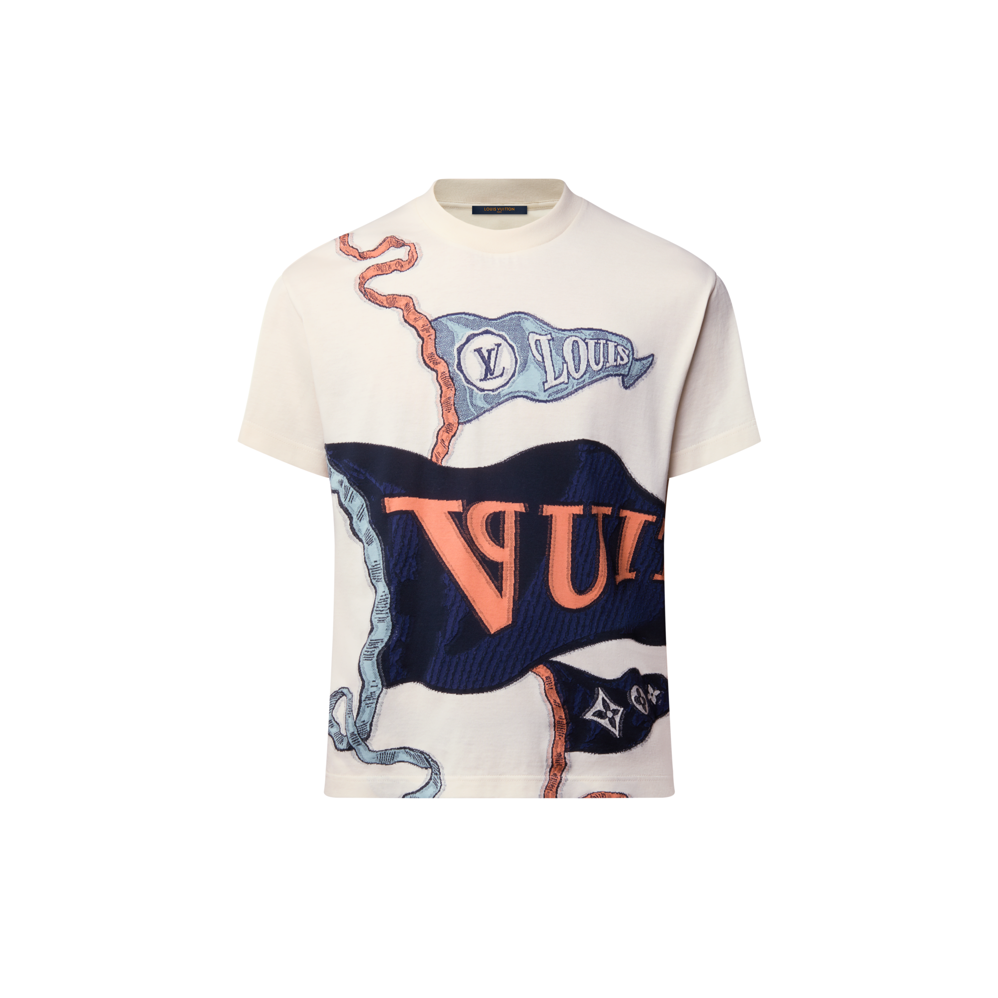 Intarsia Graphic T-Shirt  in Men