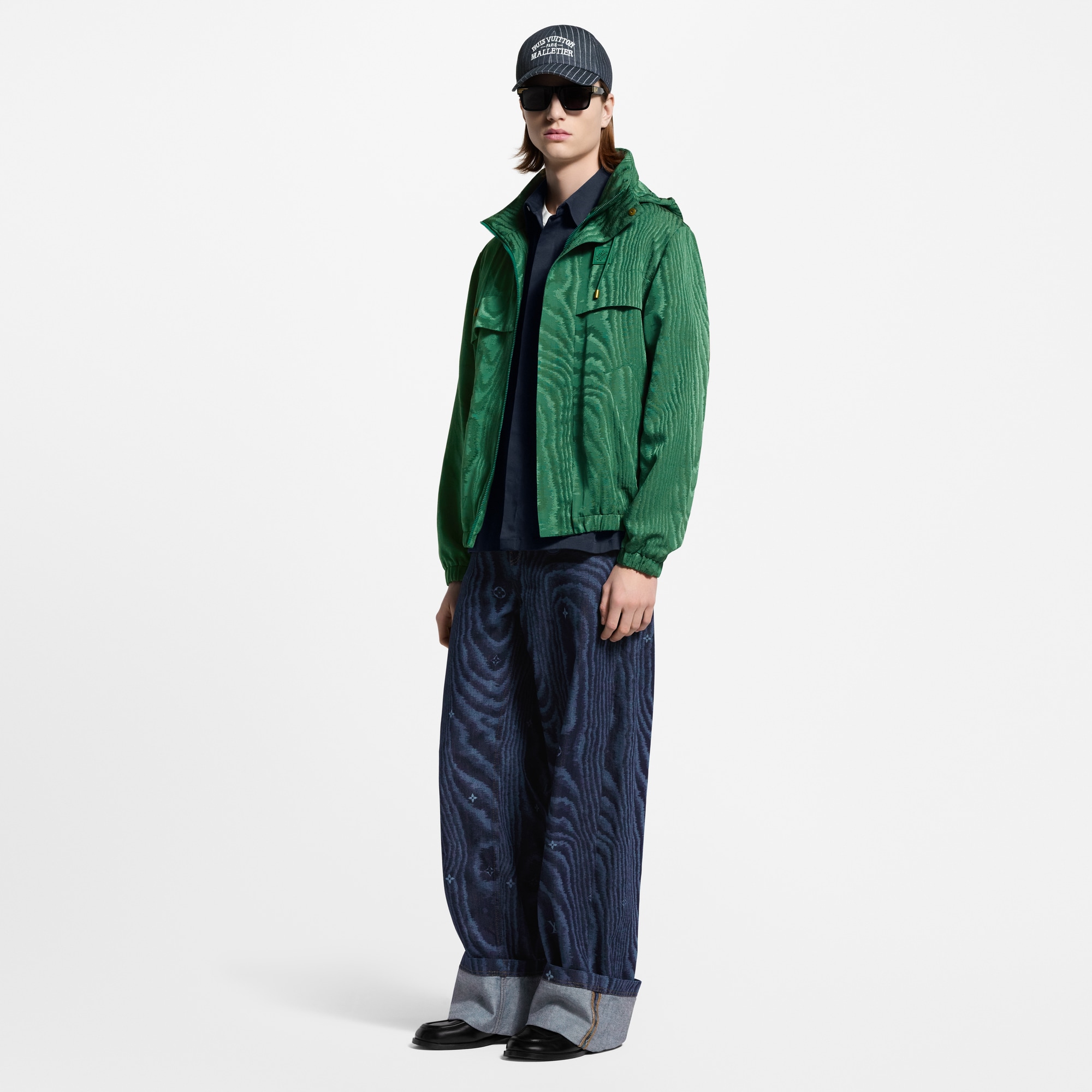 Jacquard Signature Windbreaker  in Men