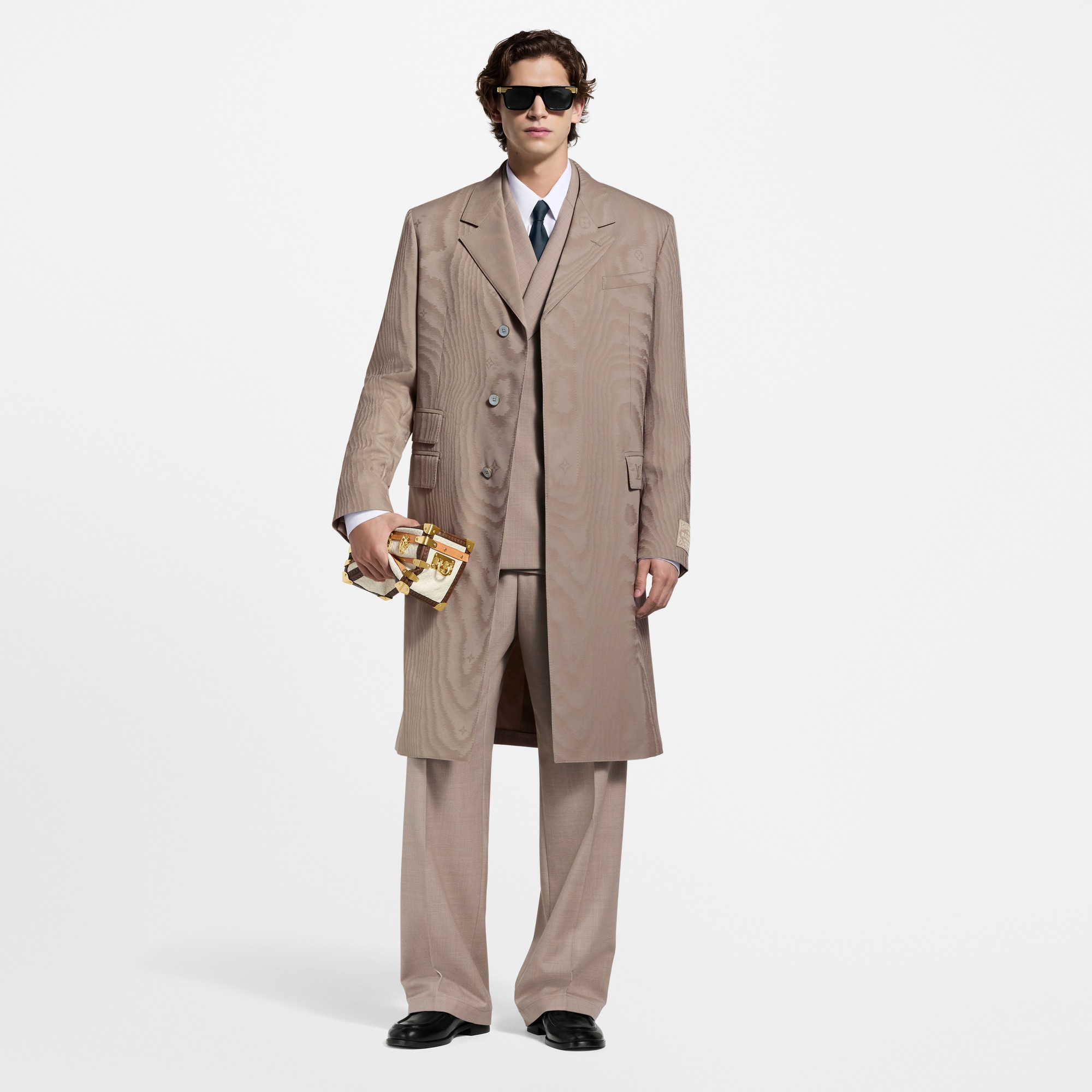 Jacquard Unlined Coat  in Men