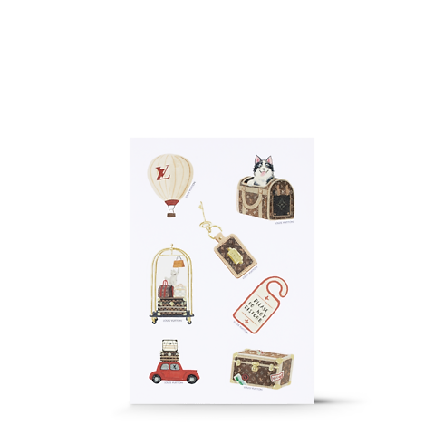 Jane Notebook MM & Stickers Carnets de Palace Buffet S00 in Trunks, Travel and Home's Library and Stationery Office and Writing collections by Louis Vuitton (Product zoom)