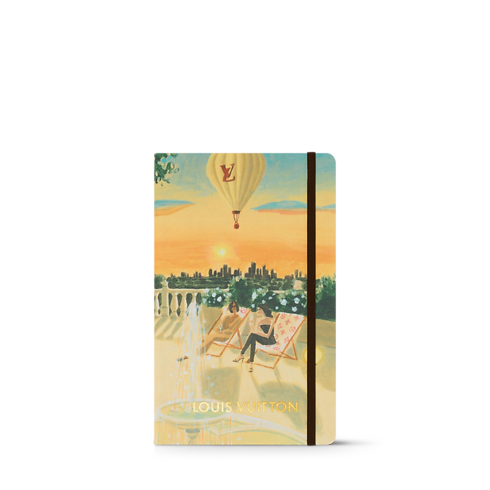 Jane Notebook MM & Stickers Carnets de Palace Sunset S00 in Trunks, Travel and Home's Library and Stationery Office and Writing collections by Louis Vuitton (Product zoom)