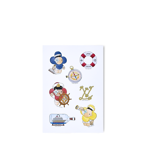 Jane Notebook MM & Stickers Vivienne Captain S00 in Trunks, Travel and Home's Library and Stationery Office and Writing collections by Louis Vuitton (Product zoom)