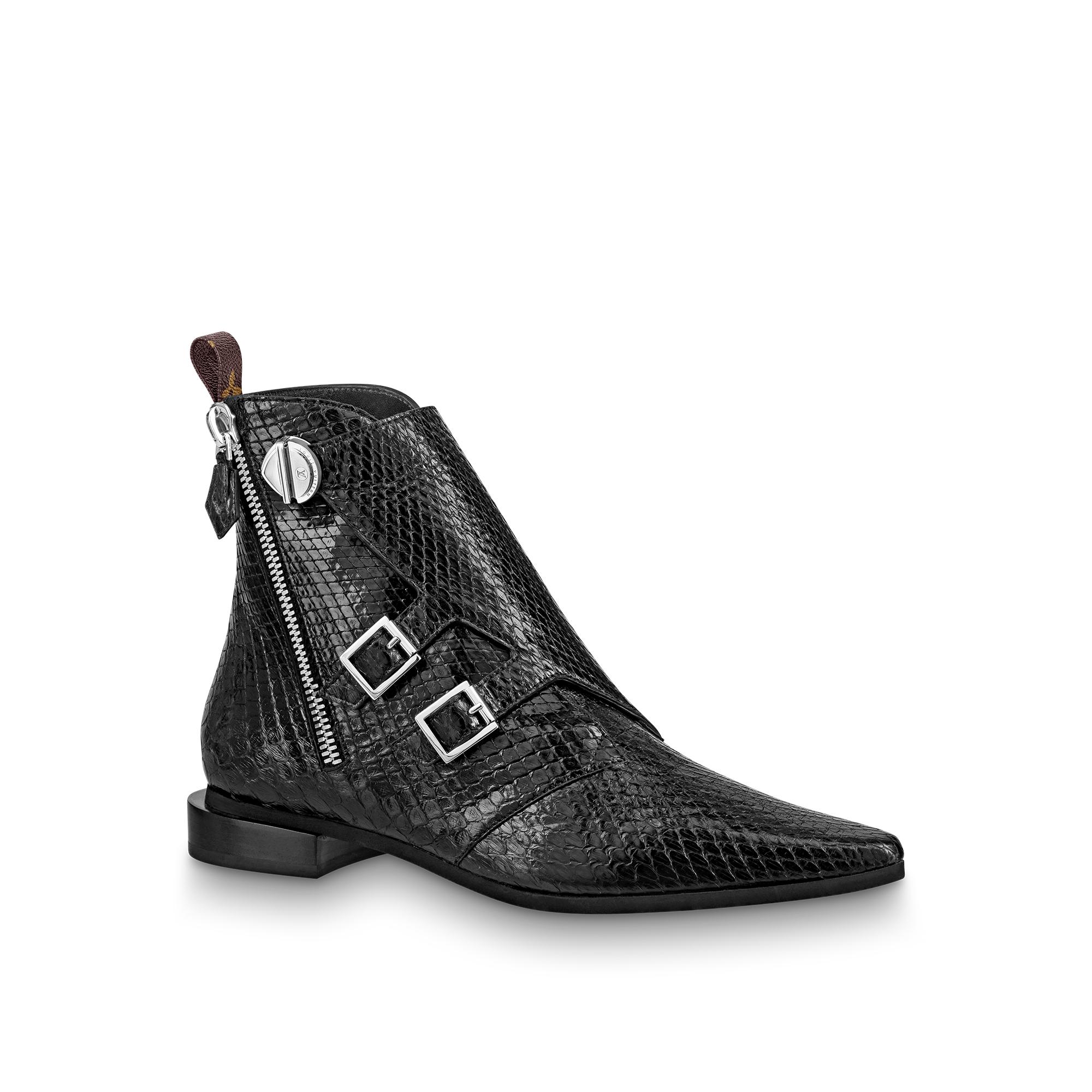louis vuitton snakeskin boots