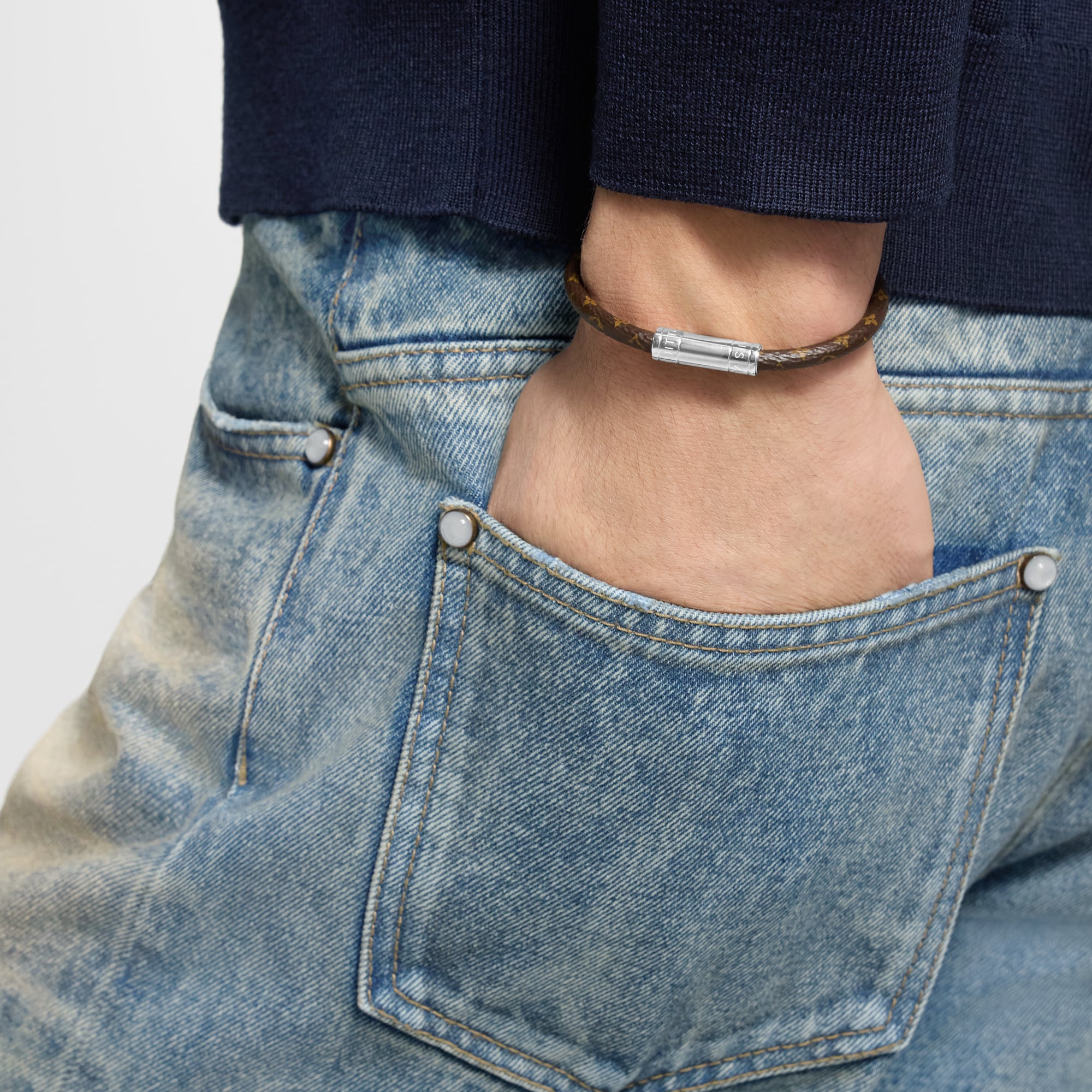 Keep It Bracelet Monogram Canvas in Men