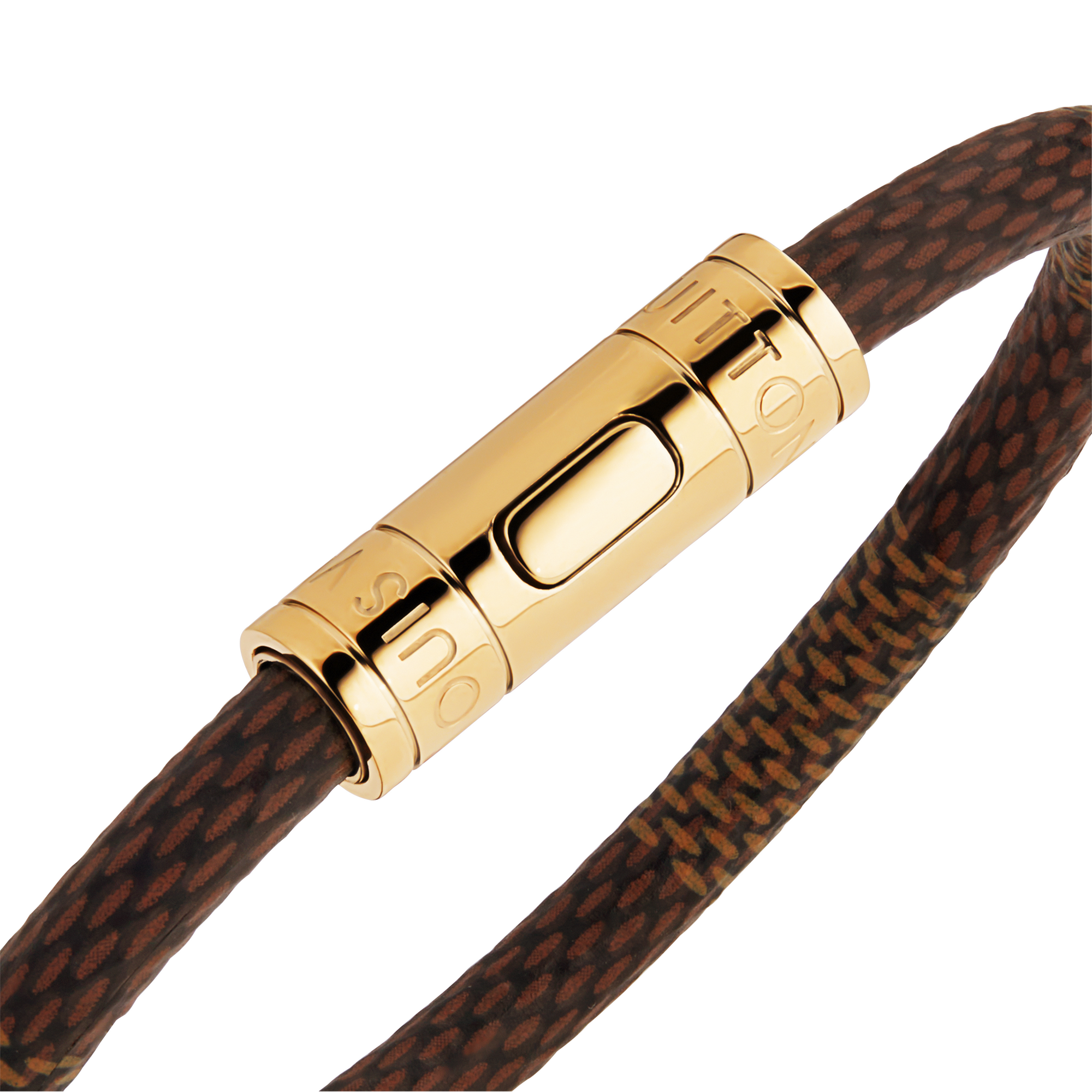 Keep It Bracelet Damier Ebene Canvas in Women