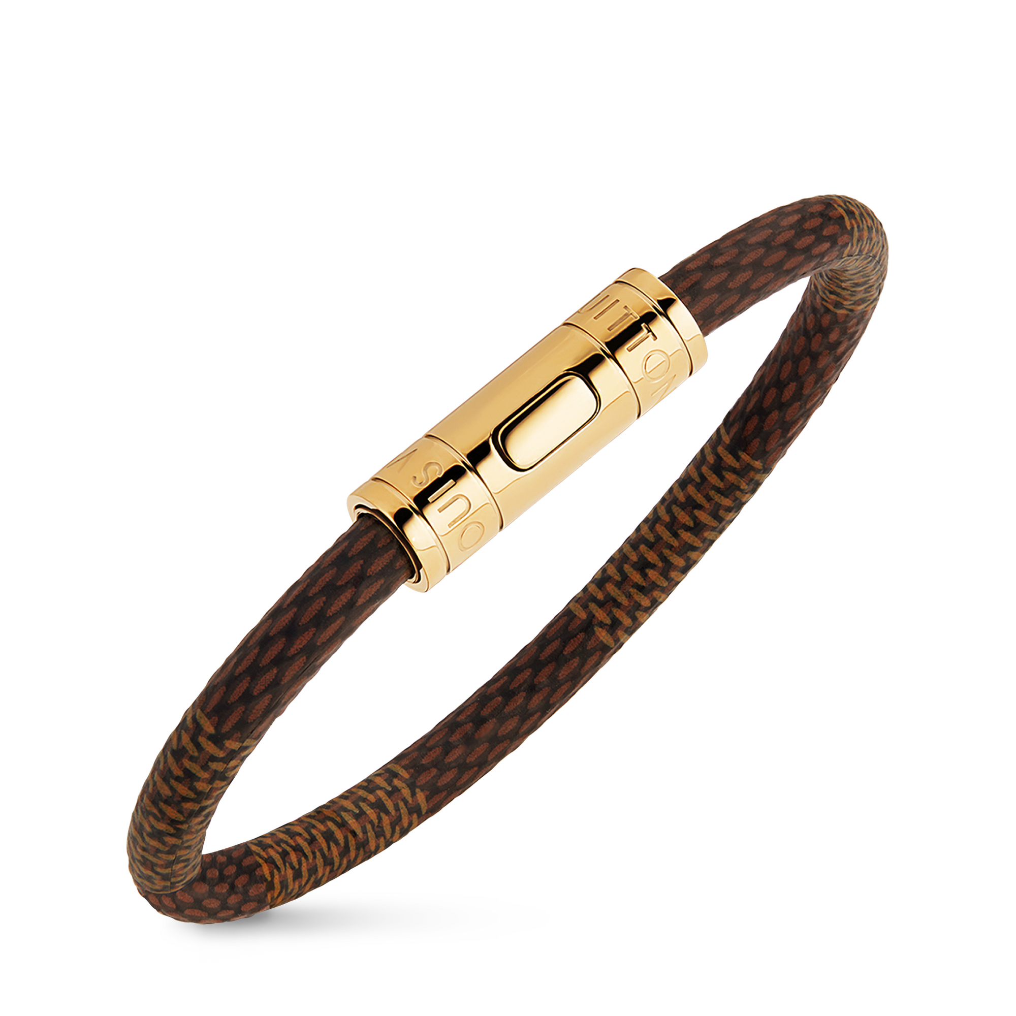 Keep It Bracelet Damier Ebene Canvas in Women