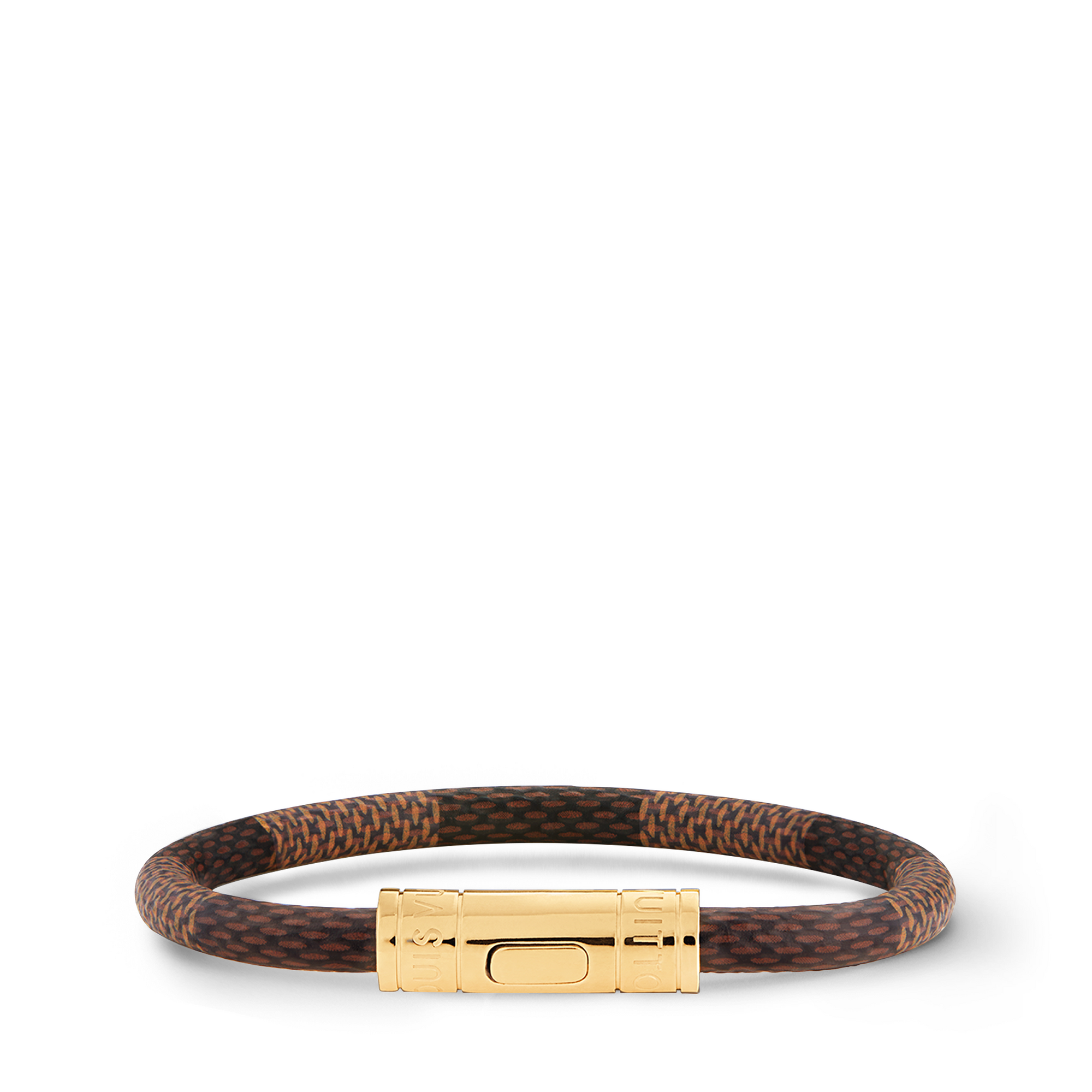 Keep It Bracelet Damier Ebene Canvas in Women