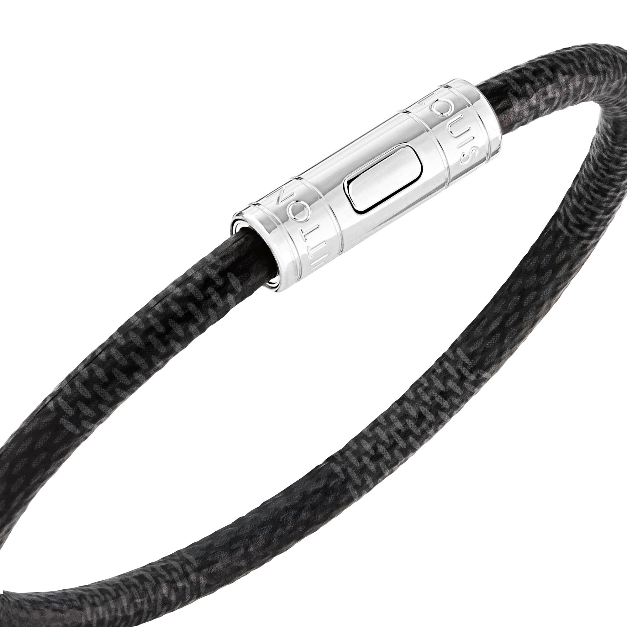 Keep It Bracelet Damier Graphite Canvas in Men