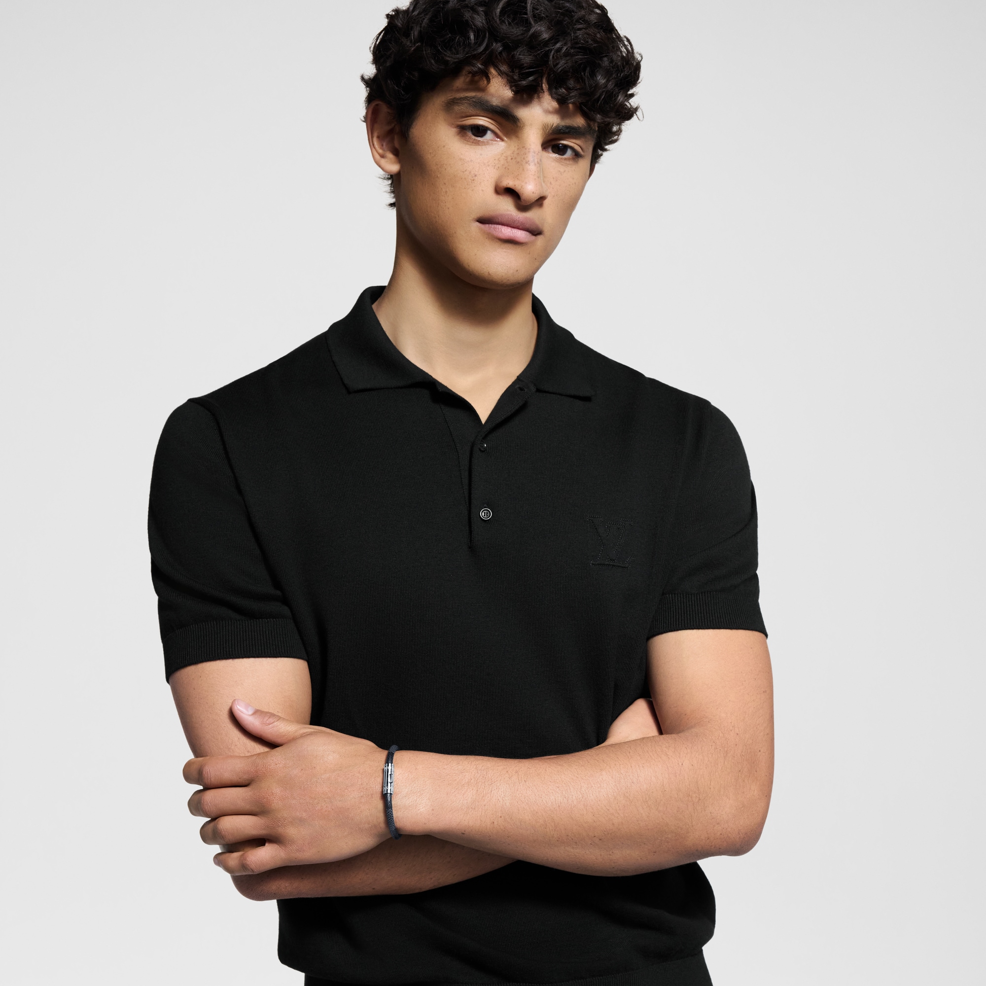 Keep It Bracelet Damier Graphite Canvas in Men