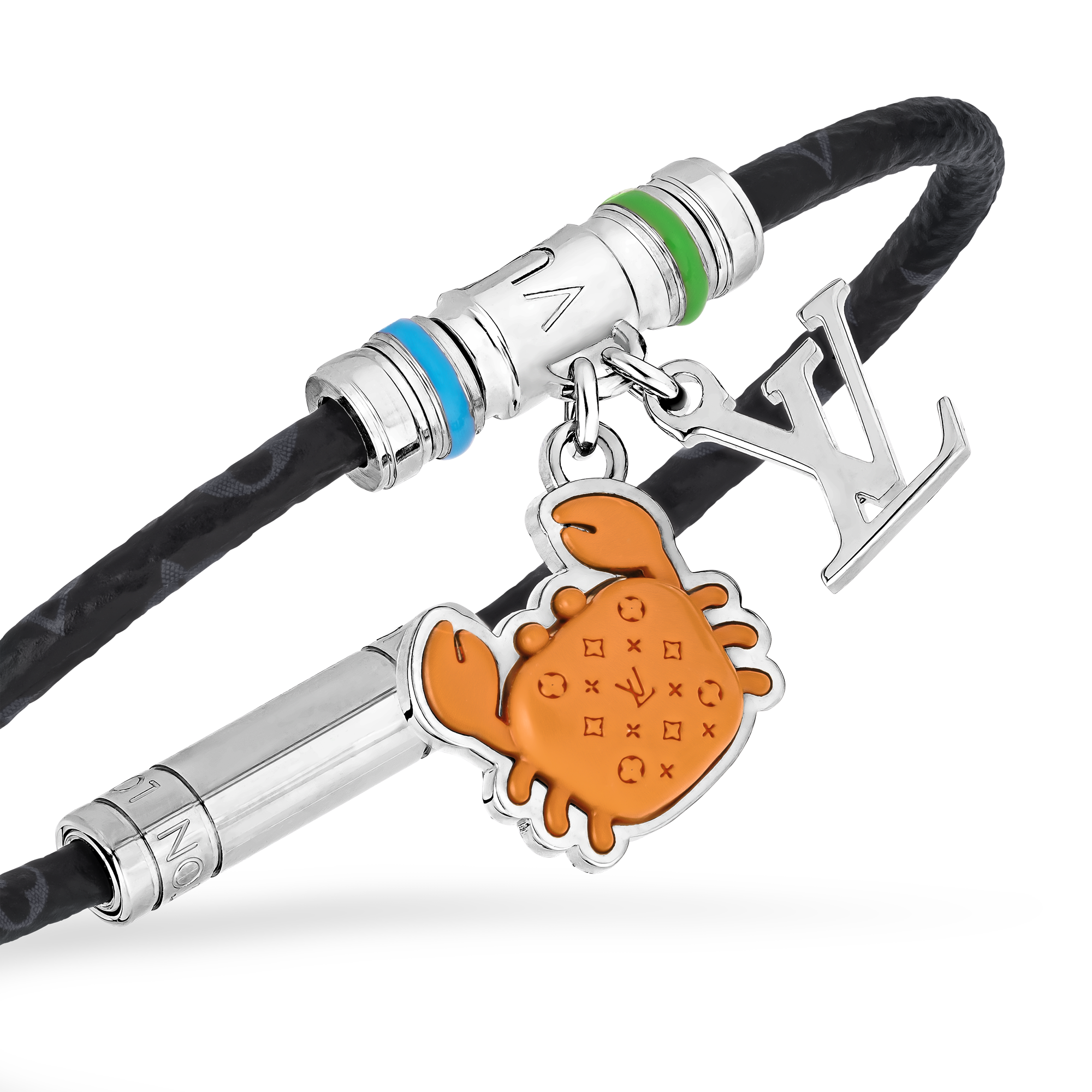 Keep It Crab Bracelet Monogram Eclipse Canvas in Men