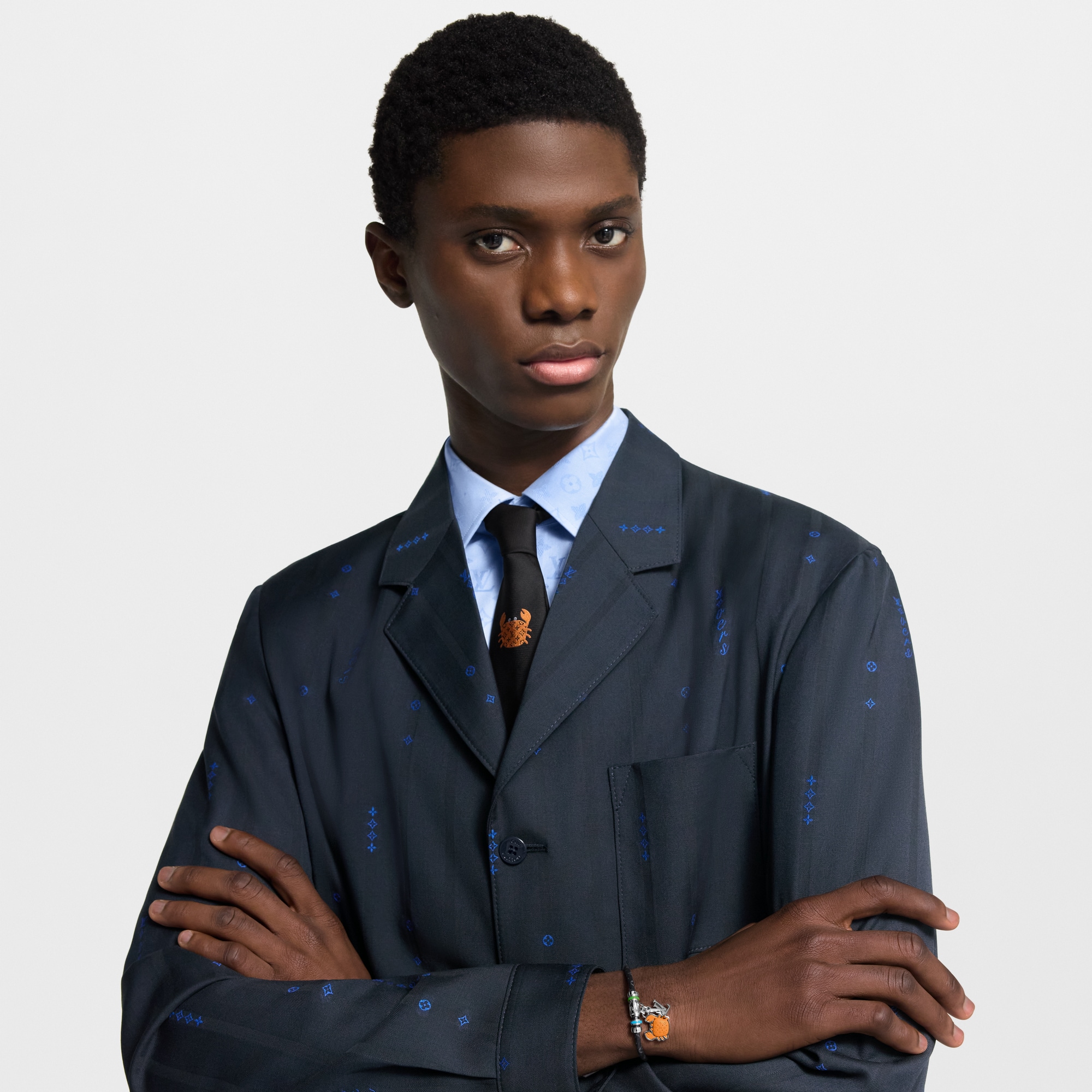 Keep It Crab Bracelet Monogram Eclipse Canvas in Men