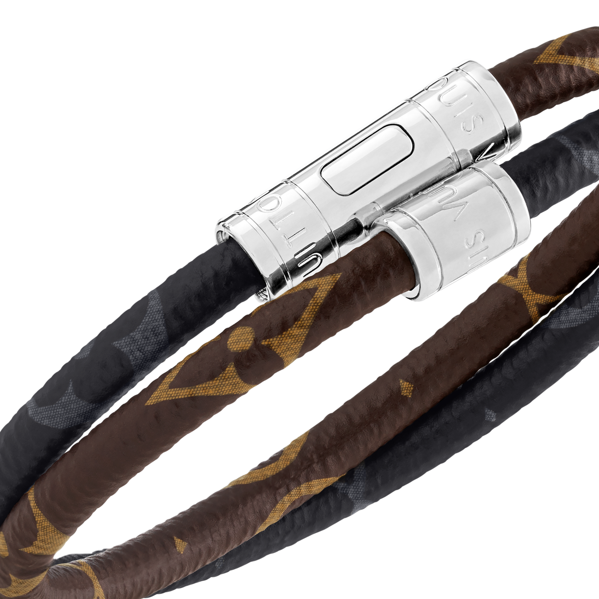 Keep It Double Bracelet Monogram Canvas in Men