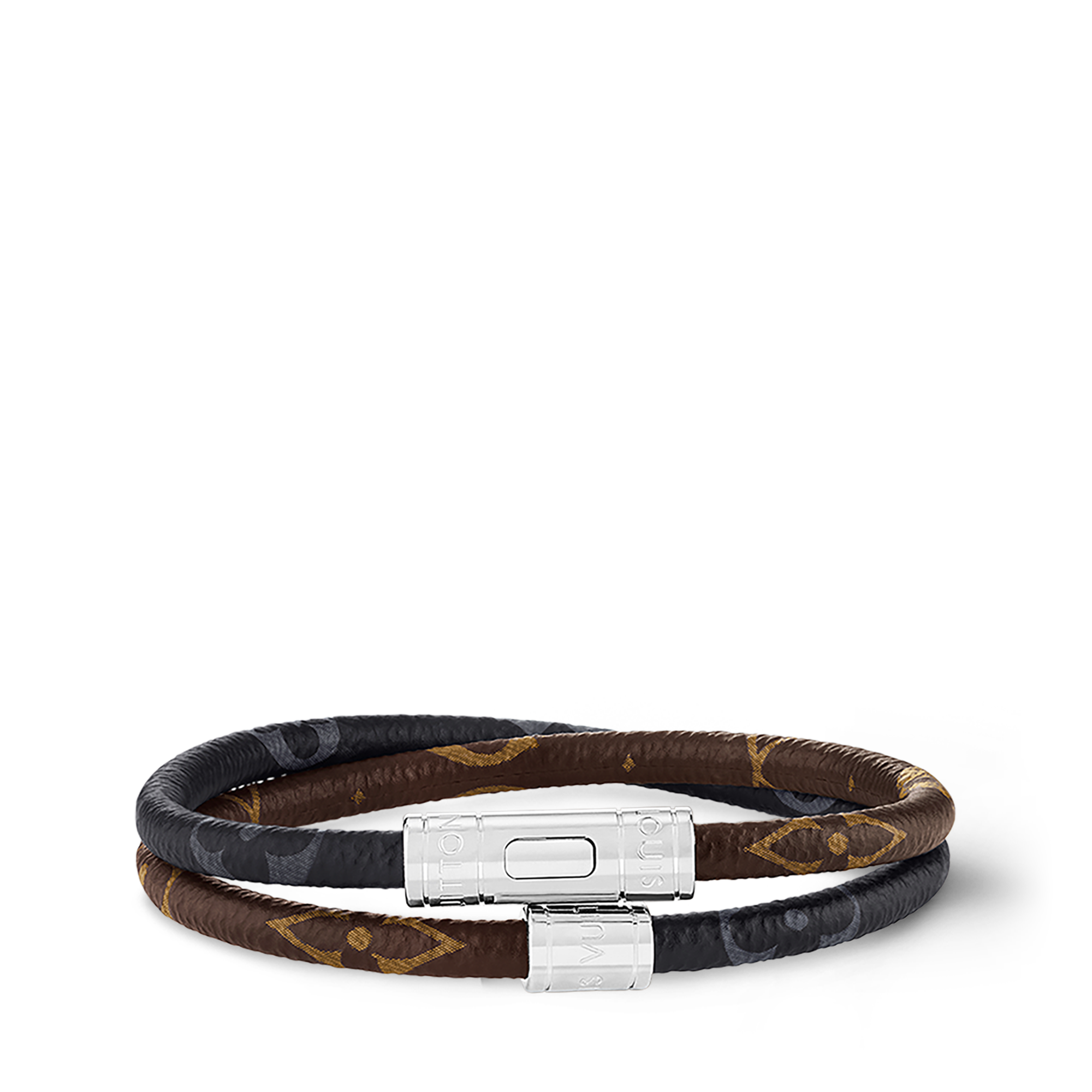 Keep It Double Bracelet Monogram Canvas in Men
