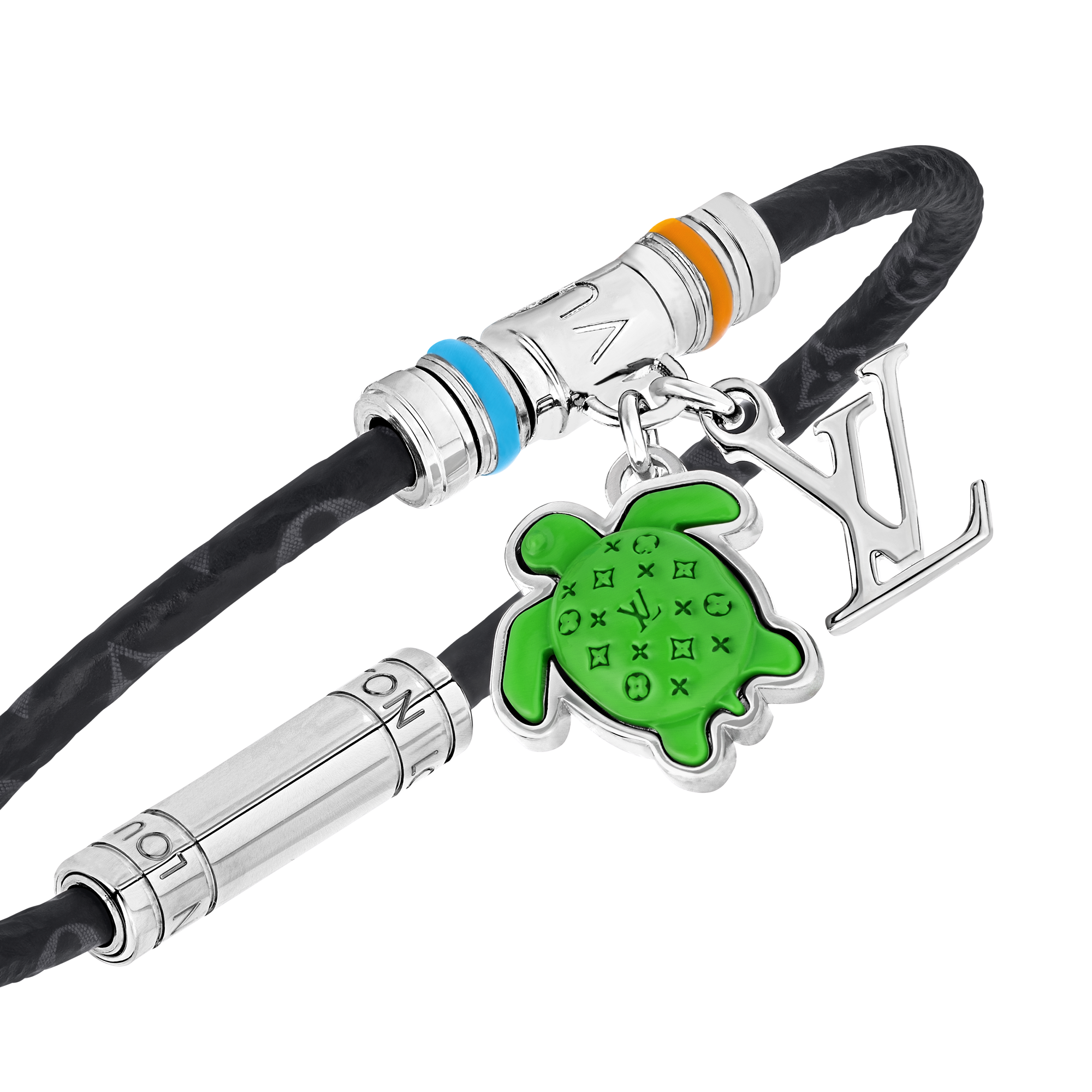 Keep It Turtle Bracelet Monogram Eclipse Canvas in Men