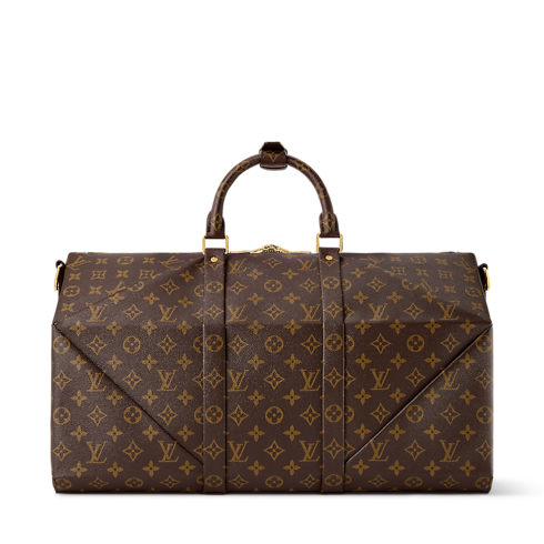 Keepall 50 Autres Cuirs Monogram in Men's Travel Rolling Luggage collections by Louis Vuitton (Product zoom)