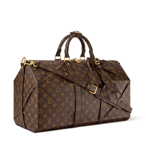 Keepall 50 Autres Cuirs Monogram in Men's Travel Rolling Luggage collections by Louis Vuitton (Product zoom)