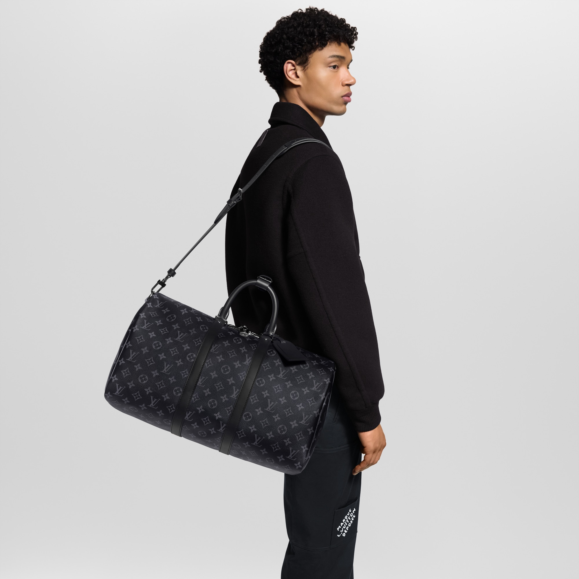 Keepall Bandoulière 45 Monogram Eclipse in Men