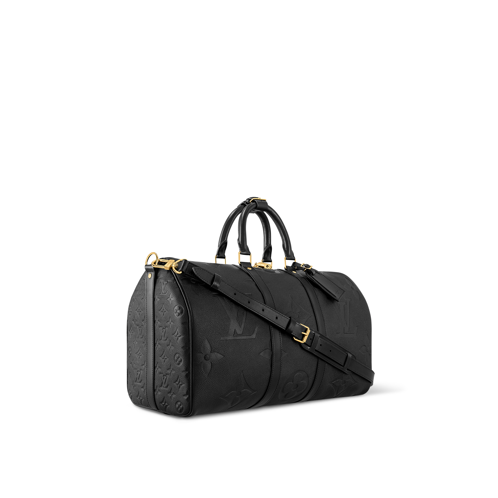 Keepall Bandoulière 45 Monogram Empreinte Leather in Men