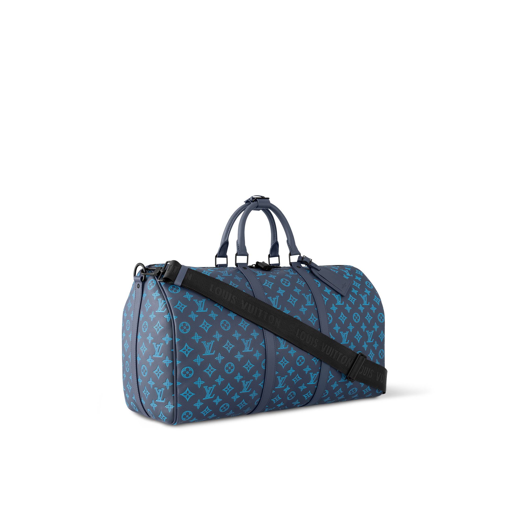 Keepall Bandoulière 50  Monogram Shadow Leather in Men