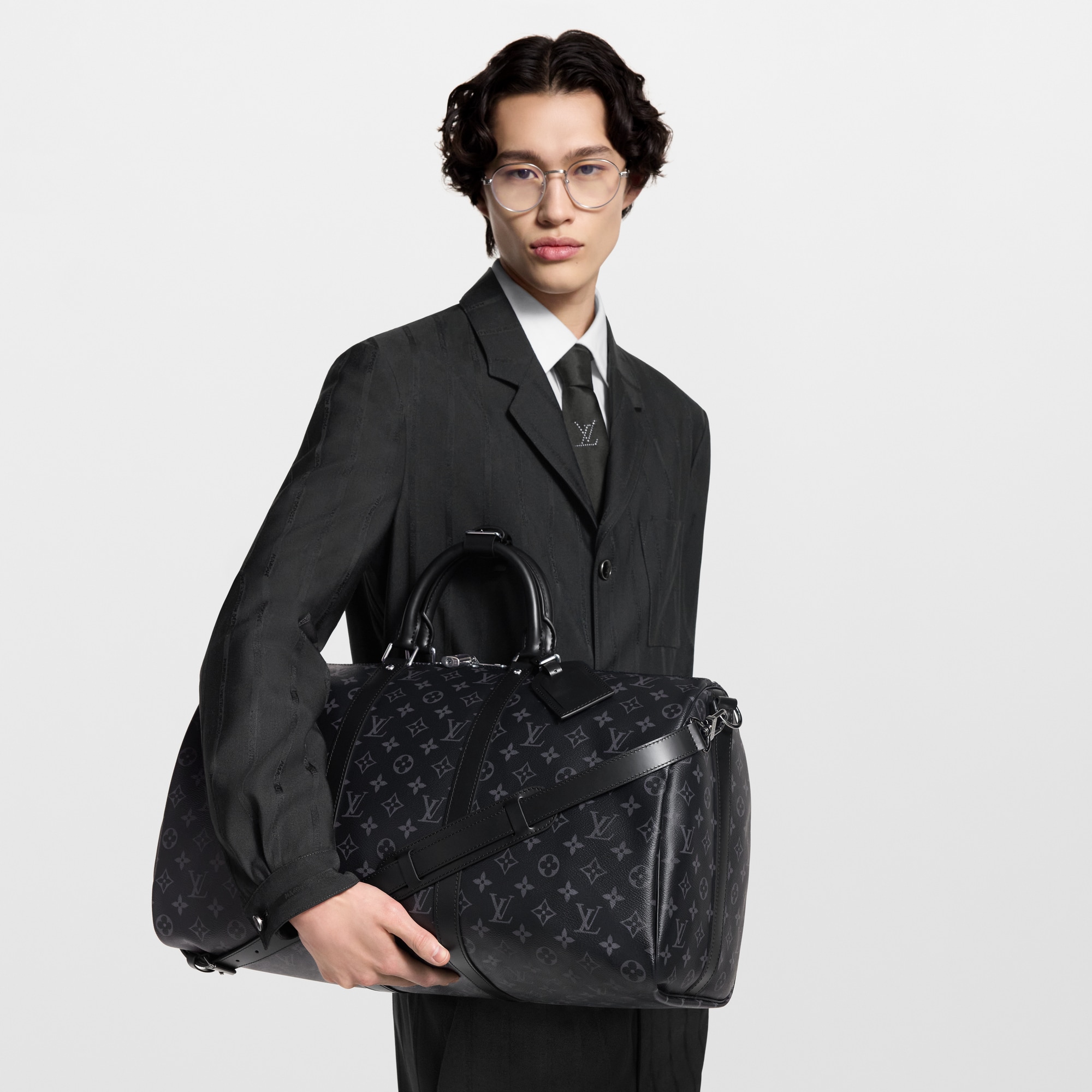 Keepall Bandoulière 50 Monogram Eclipse Canvas in Bags and Small Leather Goods