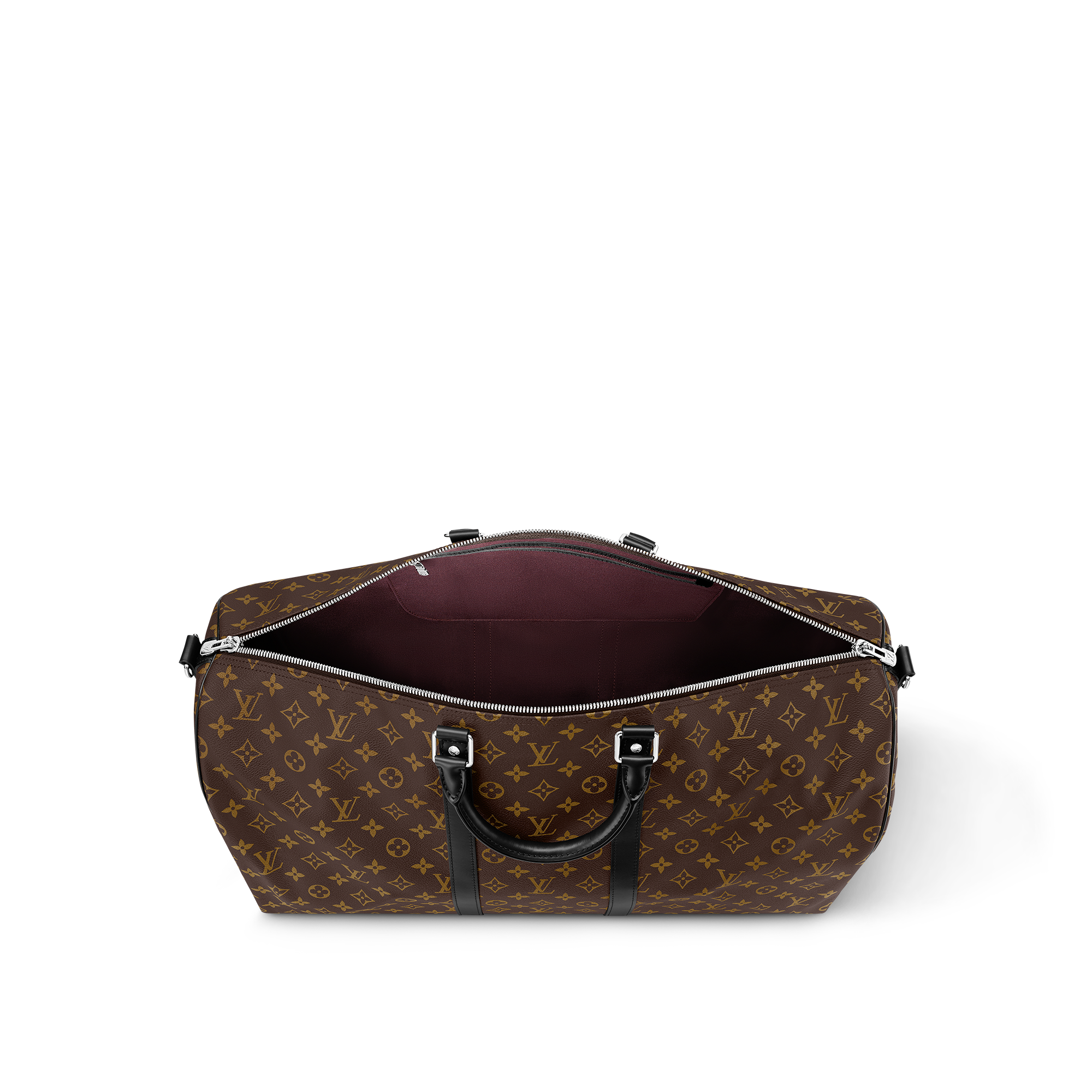 Keepall Bandoulière 55 MONOGRAM MACASSAR in Bags and Small Leather Goods