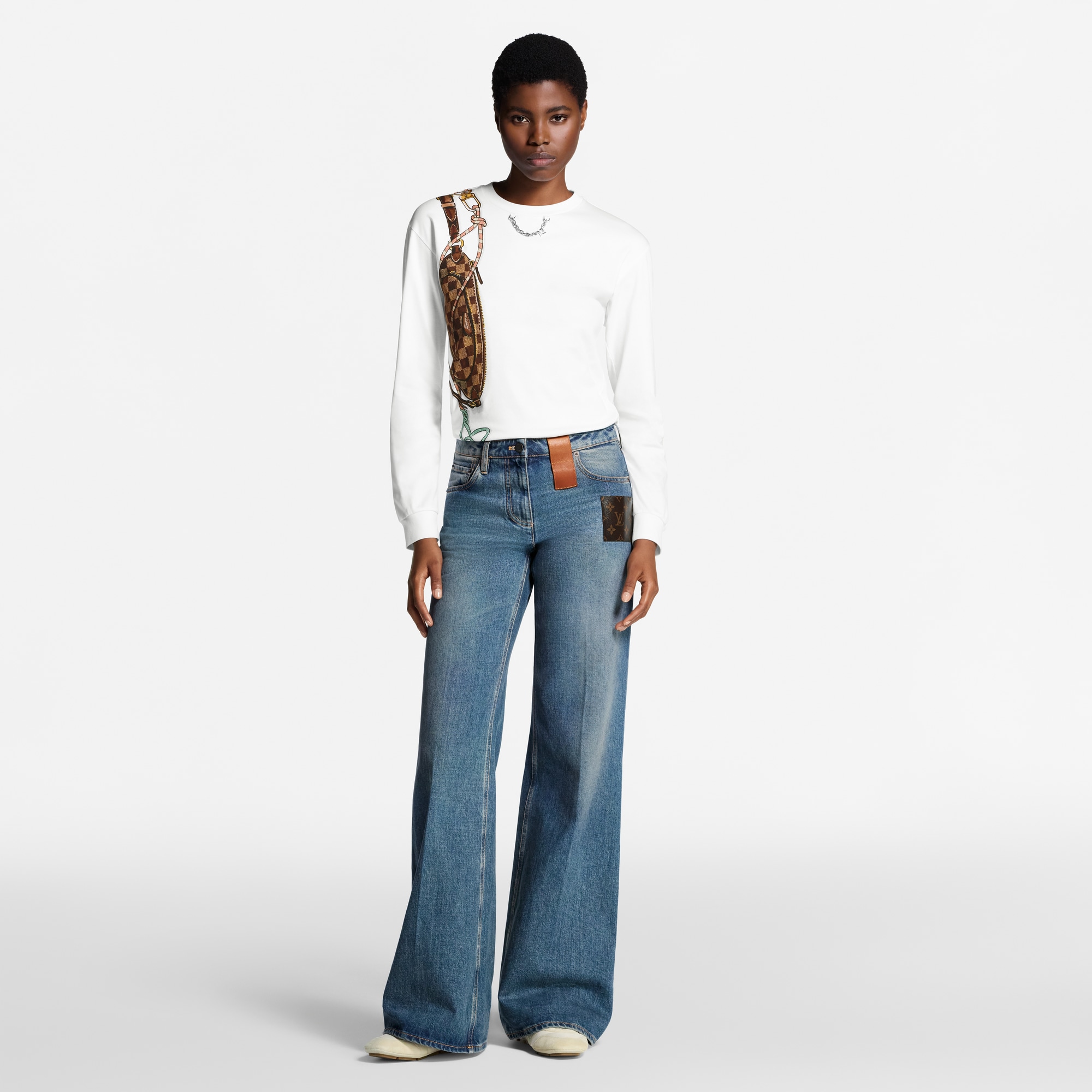 Keepit Print Long-Sleeved T-Shirt  in Women