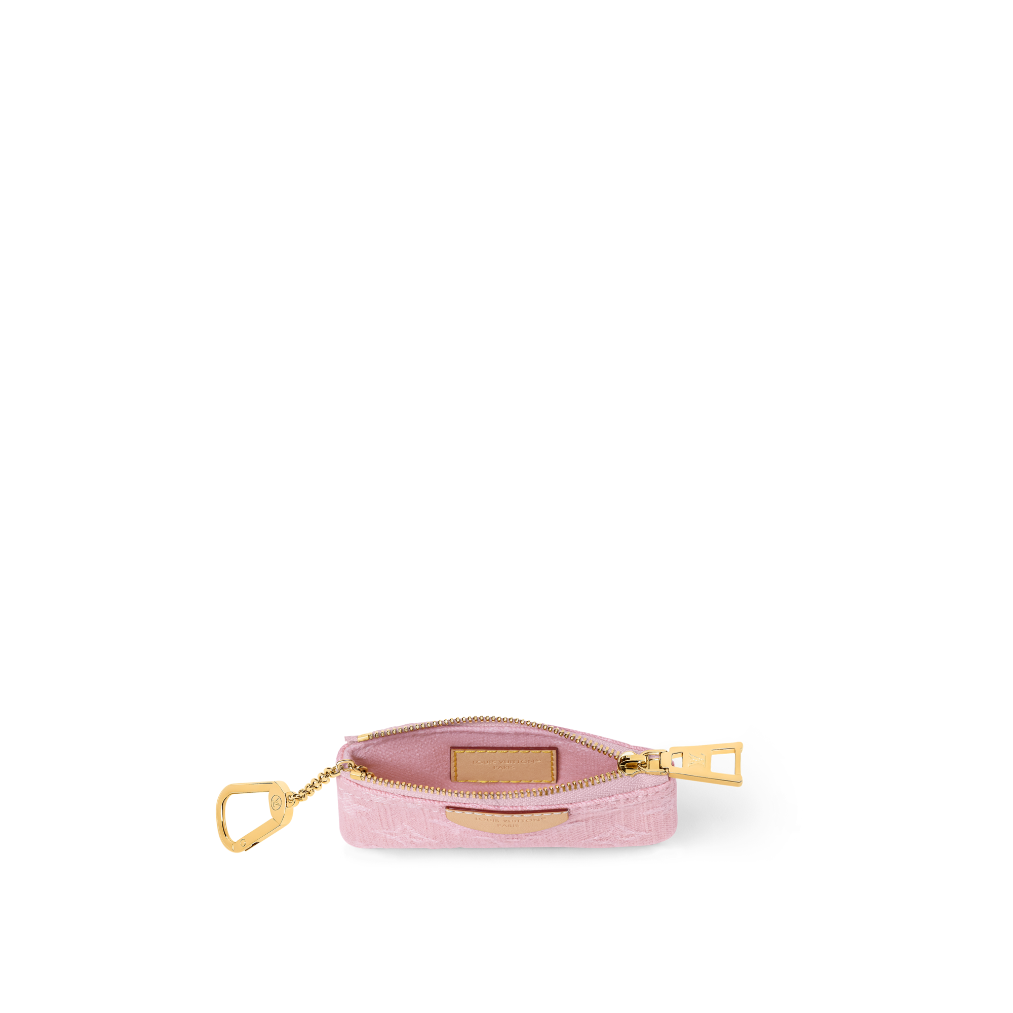 Key Pouch Monogram Denim in Women