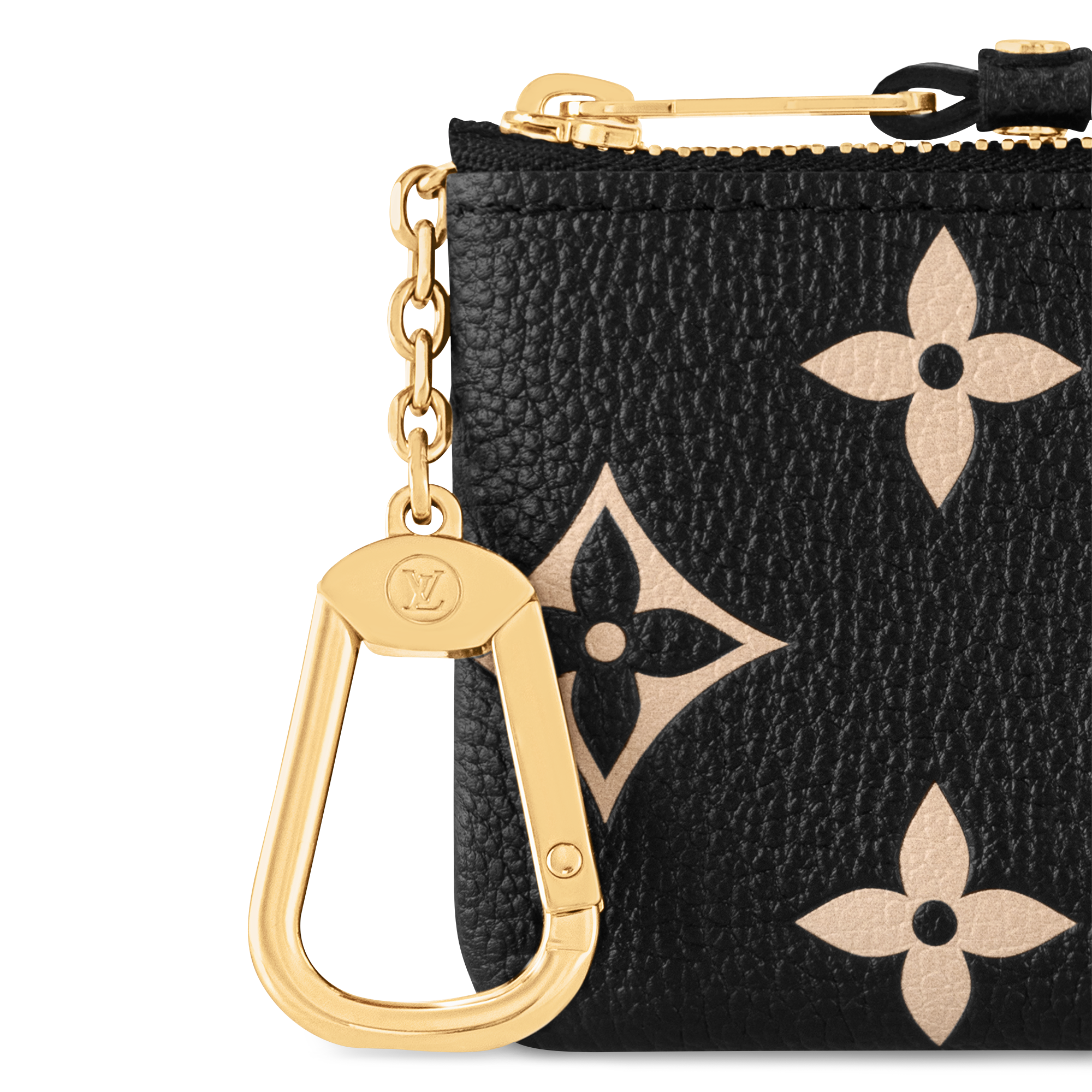 Key Pouch Bicolor Monogram Empreinte Leather in Women