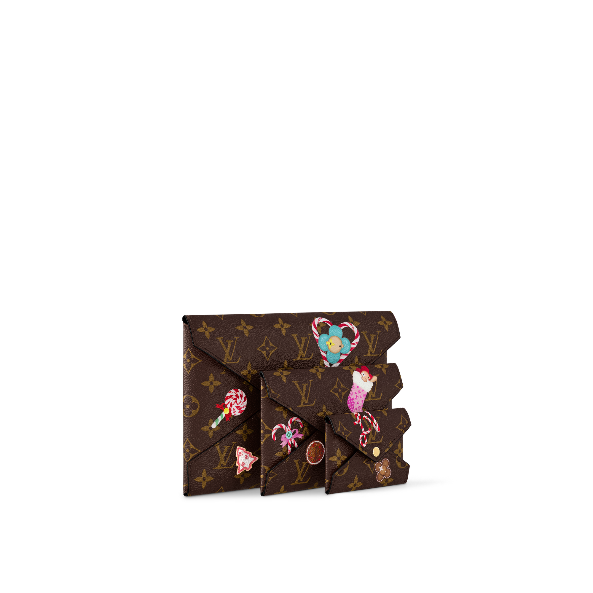 Kirigami Pochette Monogram Canvas in Women