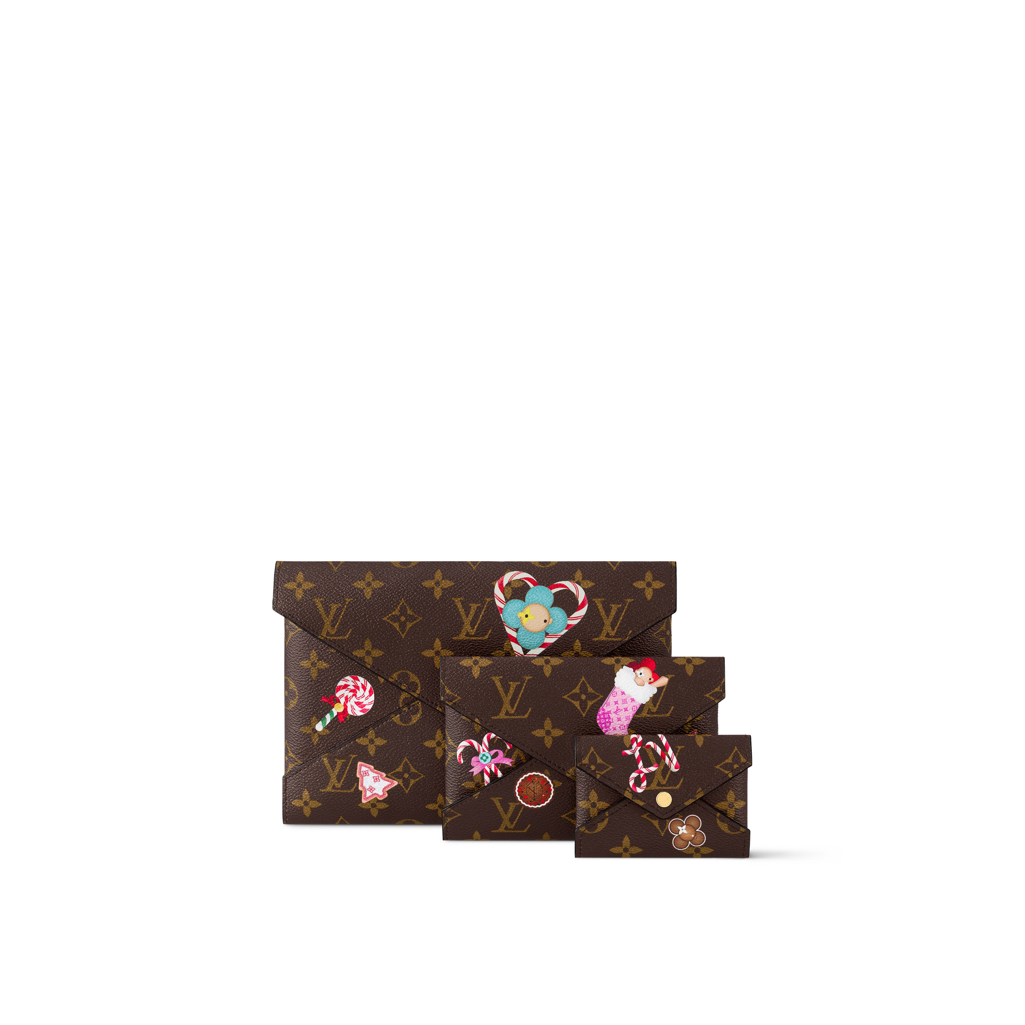 Kirigami Pochette Monogram Canvas in Women