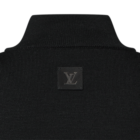 Knit Blouson With Leather Bands in Men's Ready-to-Wear All Ready-to-Wear collections by Louis Vuitton (Product zoom)