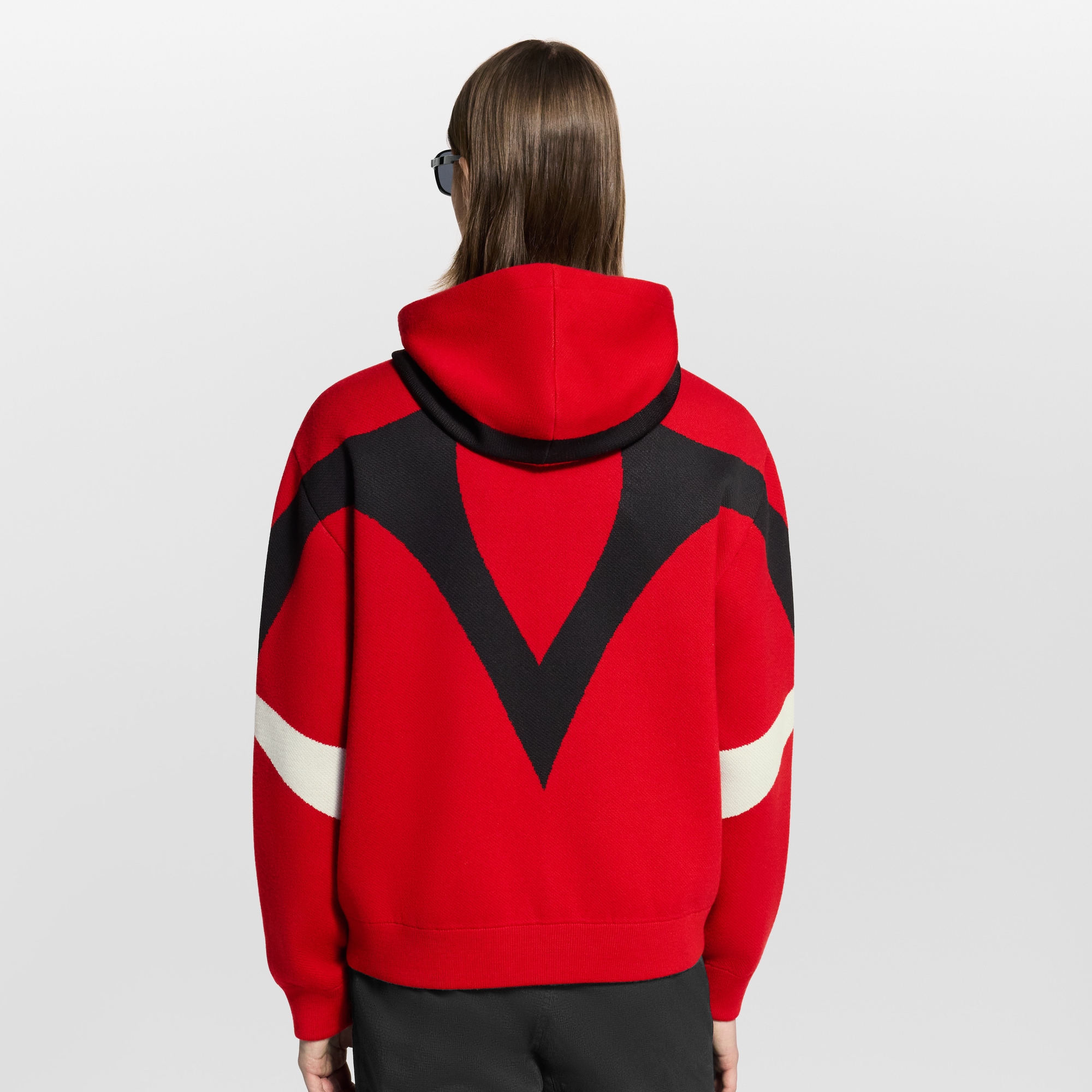 Knitted Hooded Blouson  in New