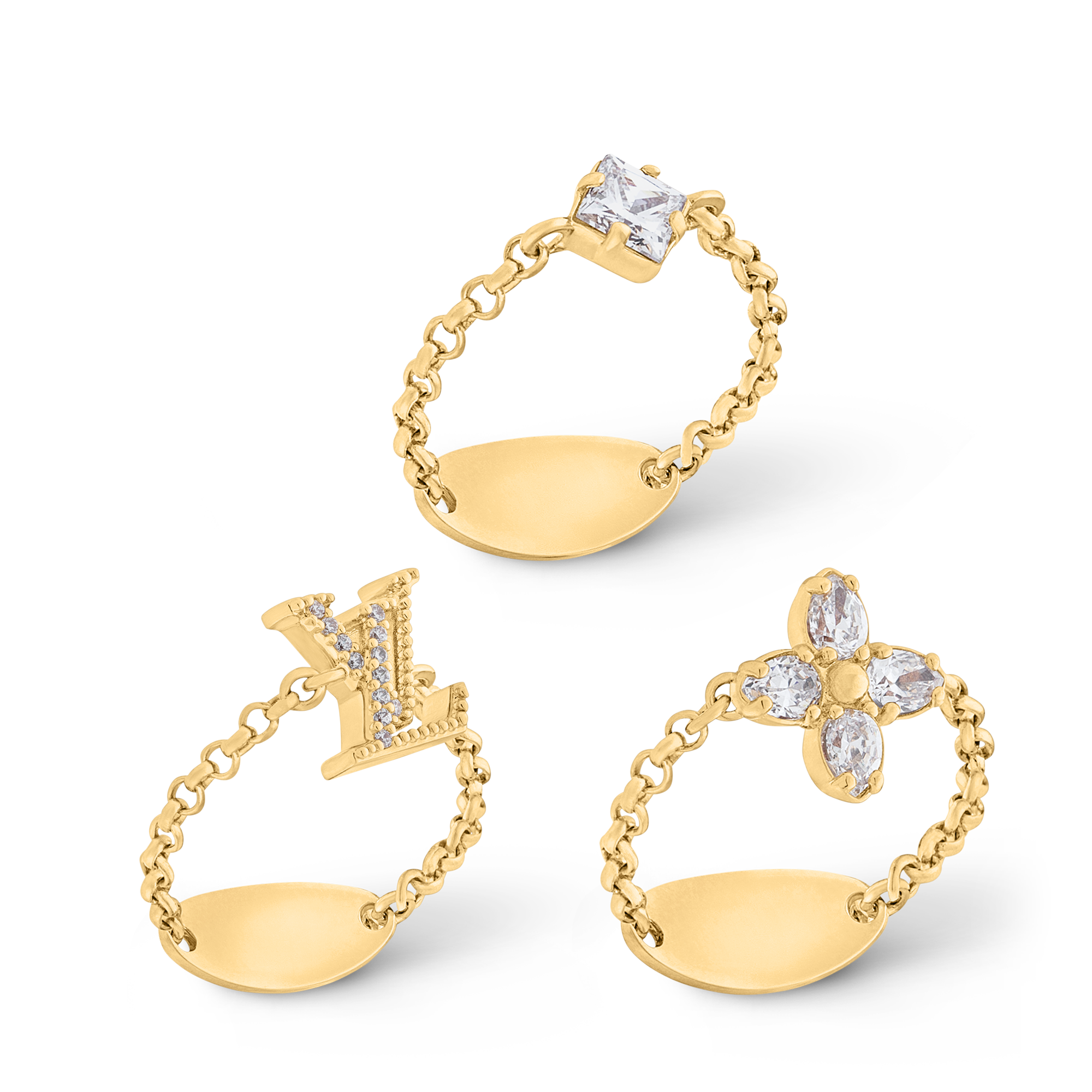 Lady LV Ring Set S00 in Women