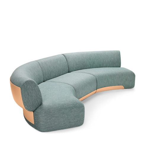 Lagoon Sofa Module A in Trunks, Travel and Home's Home and Art of Dining Furniture collections by Louis Vuitton (Product zoom)