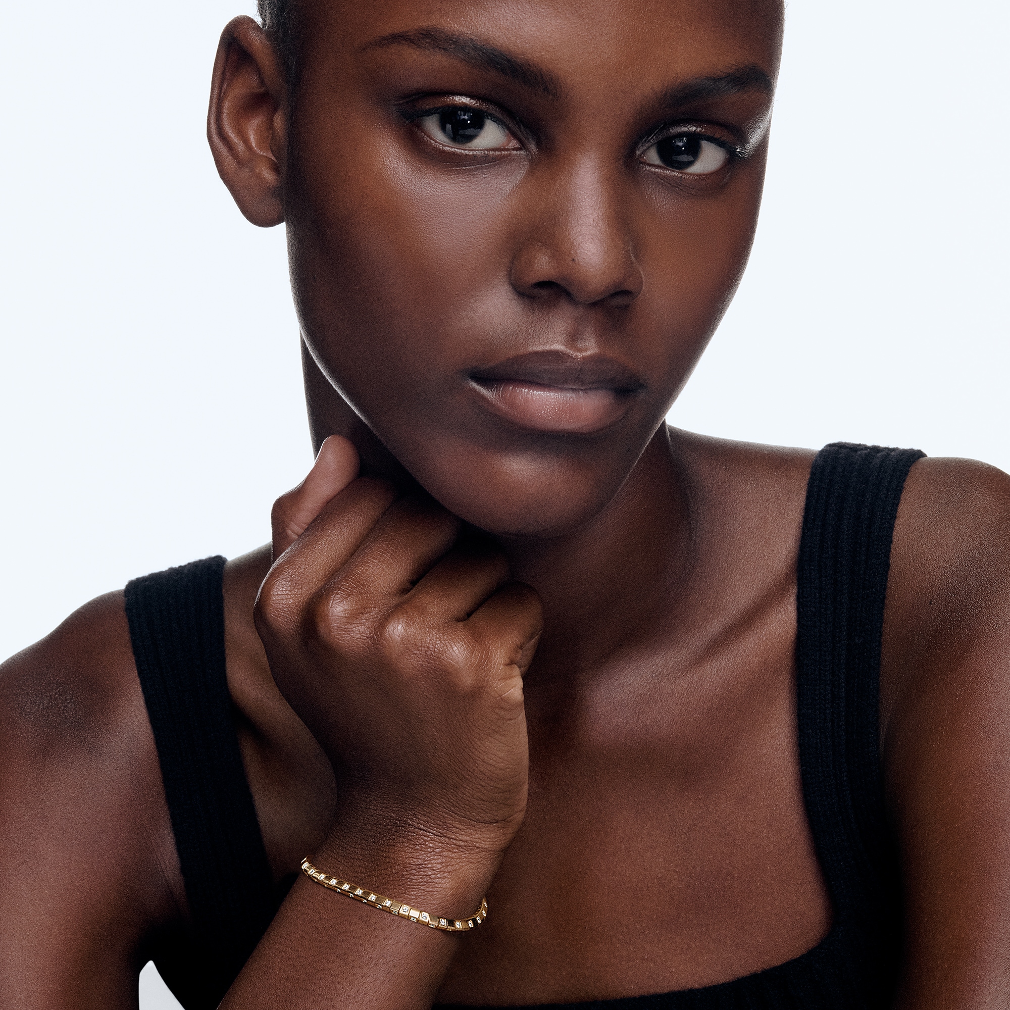 Le Damier de Louis Vuitton Small Bracelet, Yellow Gold and Diamonds  in Jewelry