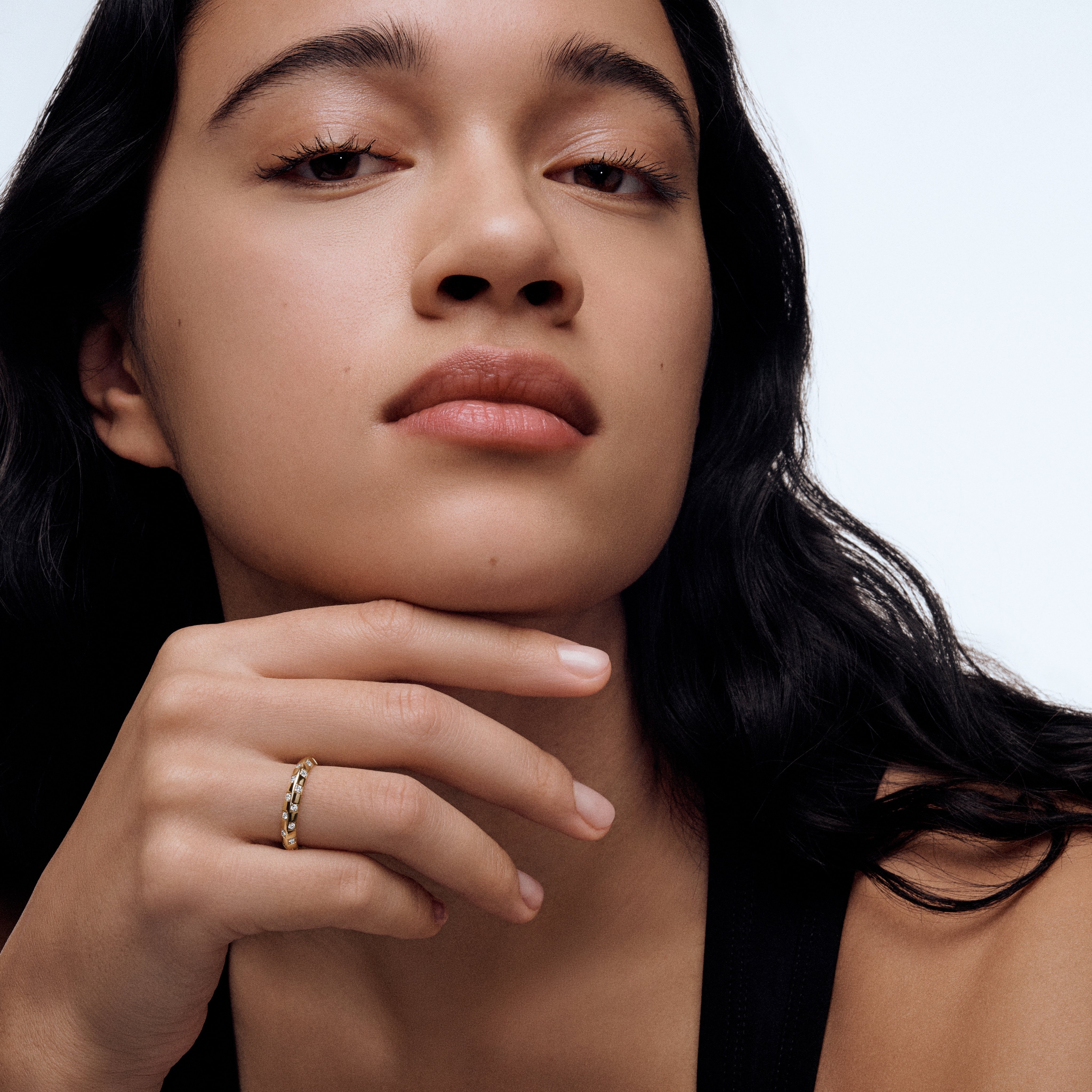 Le Damier de Louis Vuitton Small Ring, Yellow Gold and Diamonds  in Jewelry