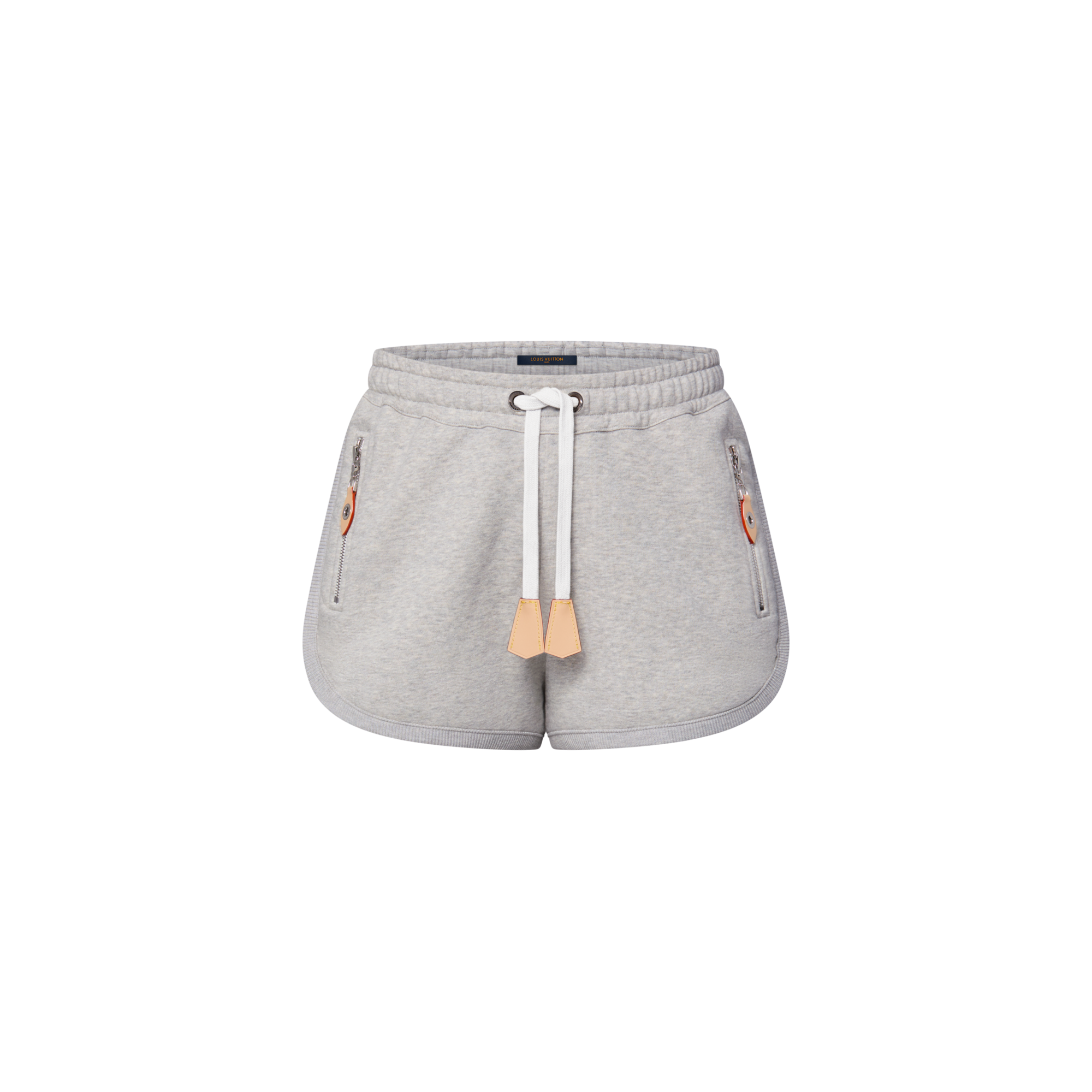 Leather Accent Jogging Shorts  in Women