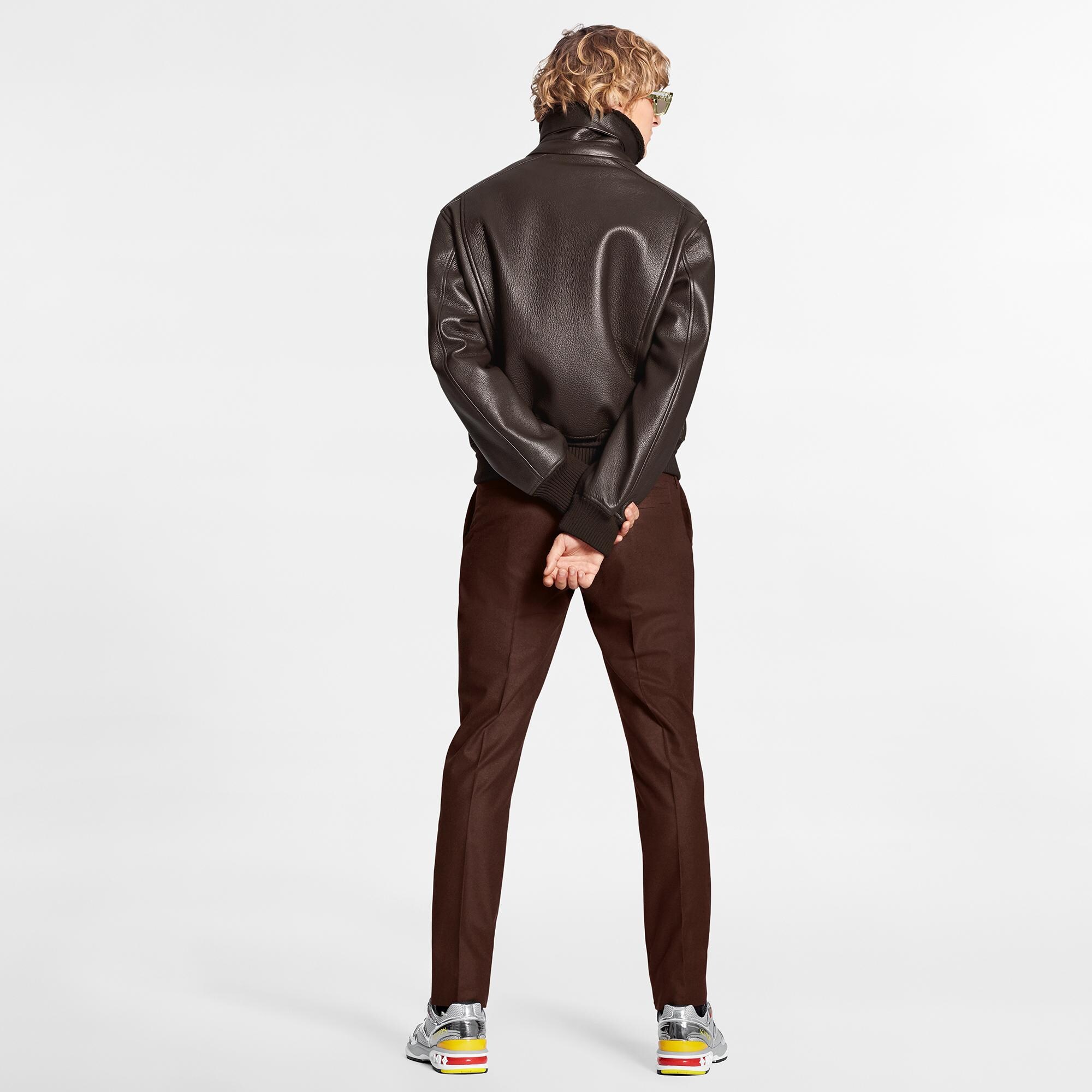 faux fur fitted jacket