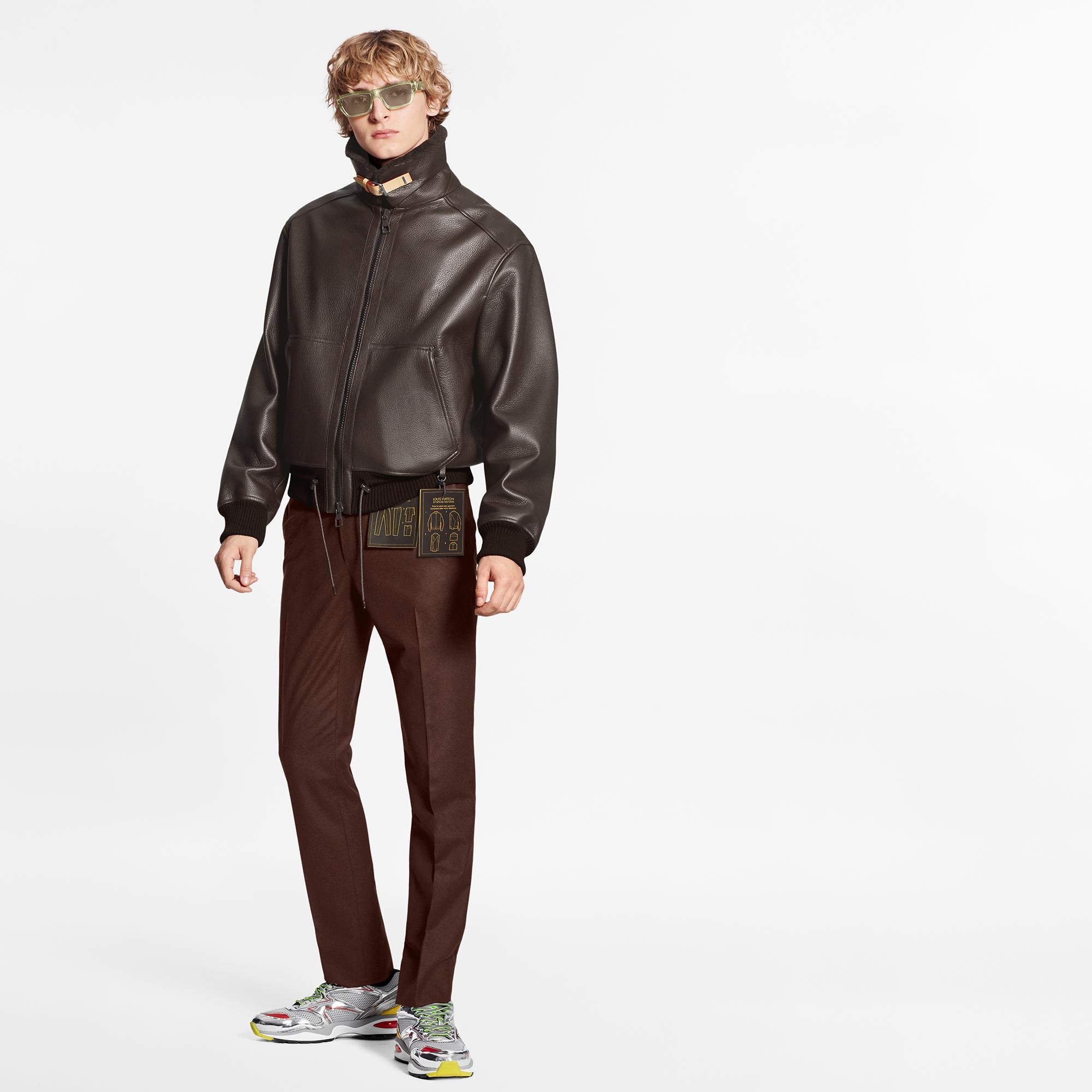 louis vuitton aviator jacket