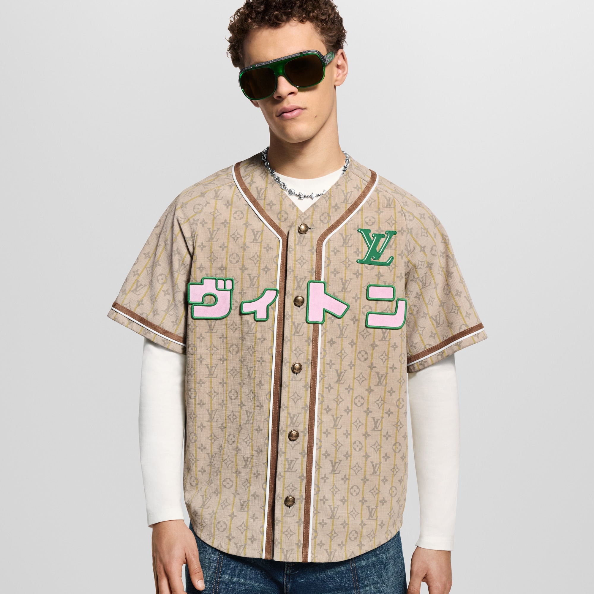 Leather Baseball Shirt - High-End Ready-to-Wear | LOUIS VUITTON