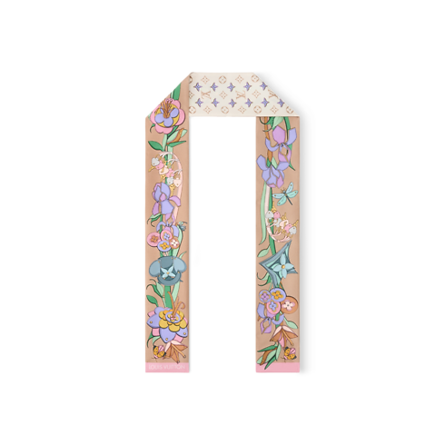 Leather Flowers Bandeau S00 in Women's Accessories Silk Squares and Bandeaus collections by Louis Vuitton (Product zoom)