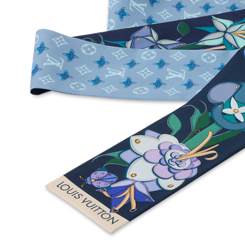 Leather Flowers Bandeau S00 in Women's Accessories Silk Squares and Bandeaus collections by Louis Vuitton (Product zoom)
