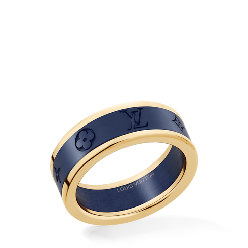 Les Gaston Vuitton Small Ring, Yellow Gold and Titanium in Jewelry's Categories Rings collections by Louis Vuitton (Product zoom)