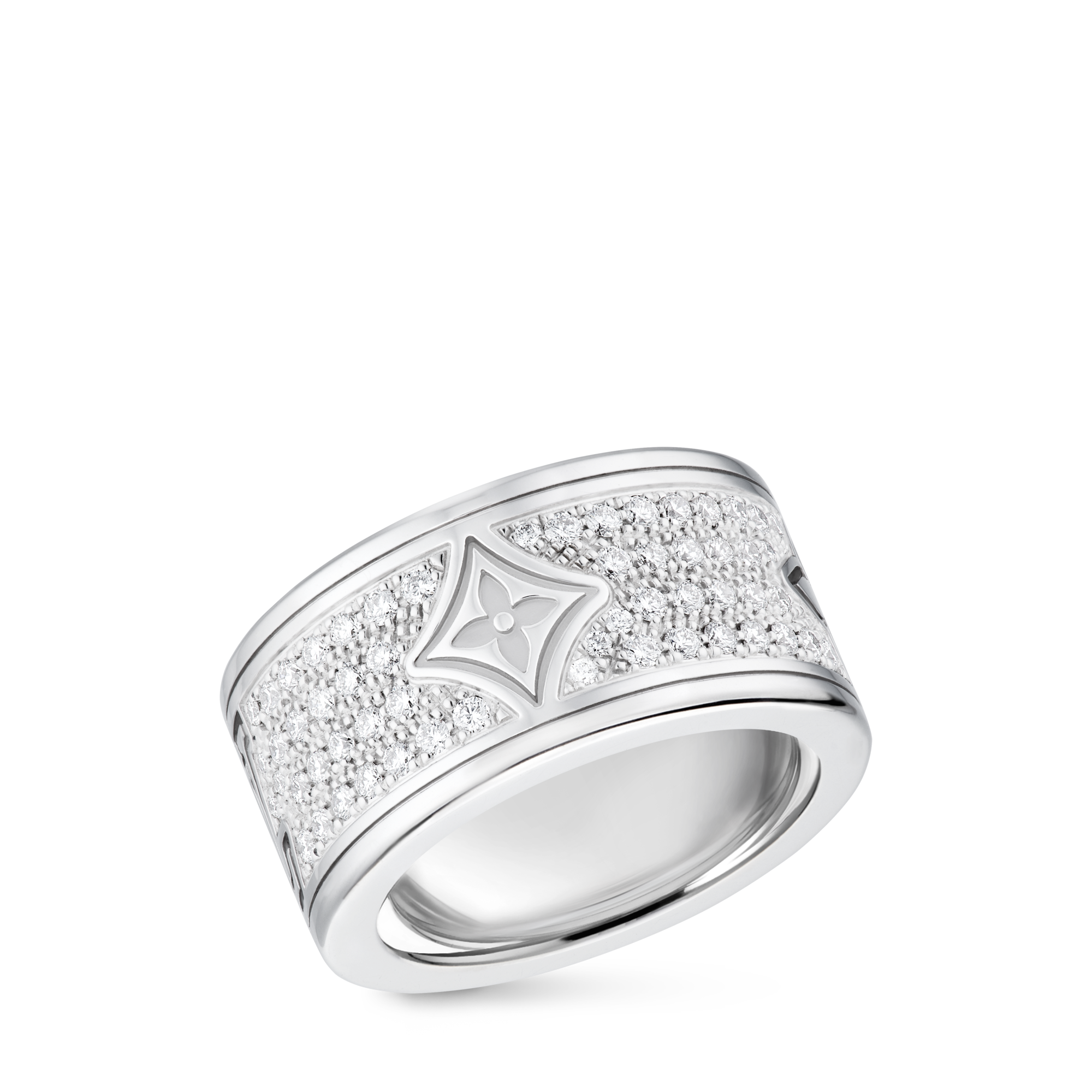 Les Gastons Vuitton Large Ring, White Gold and Diamonds  in Jewelry