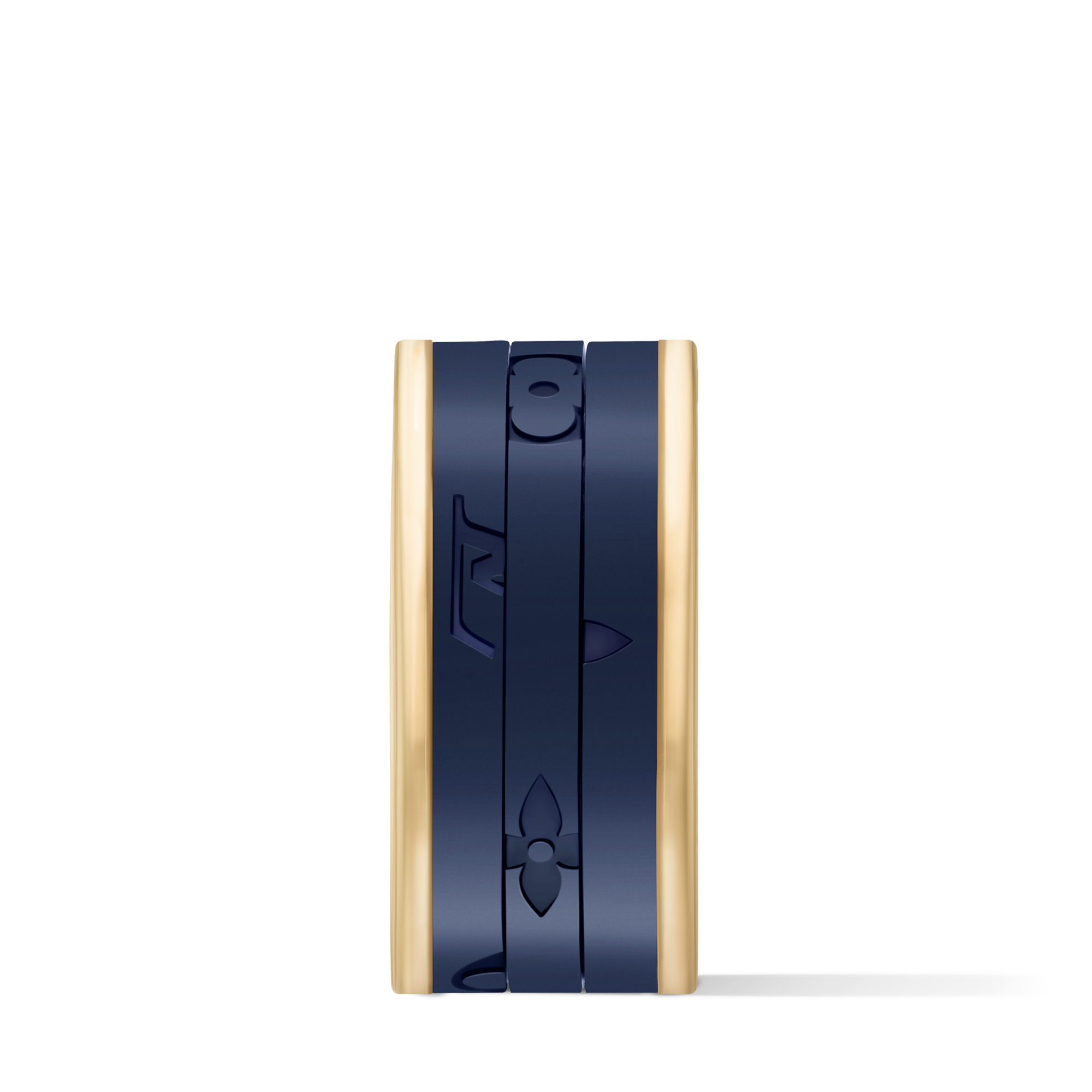 Les Gastons Vuitton Puzzle Ring, Yellow Gold and Blue Titanium  in Jewelry