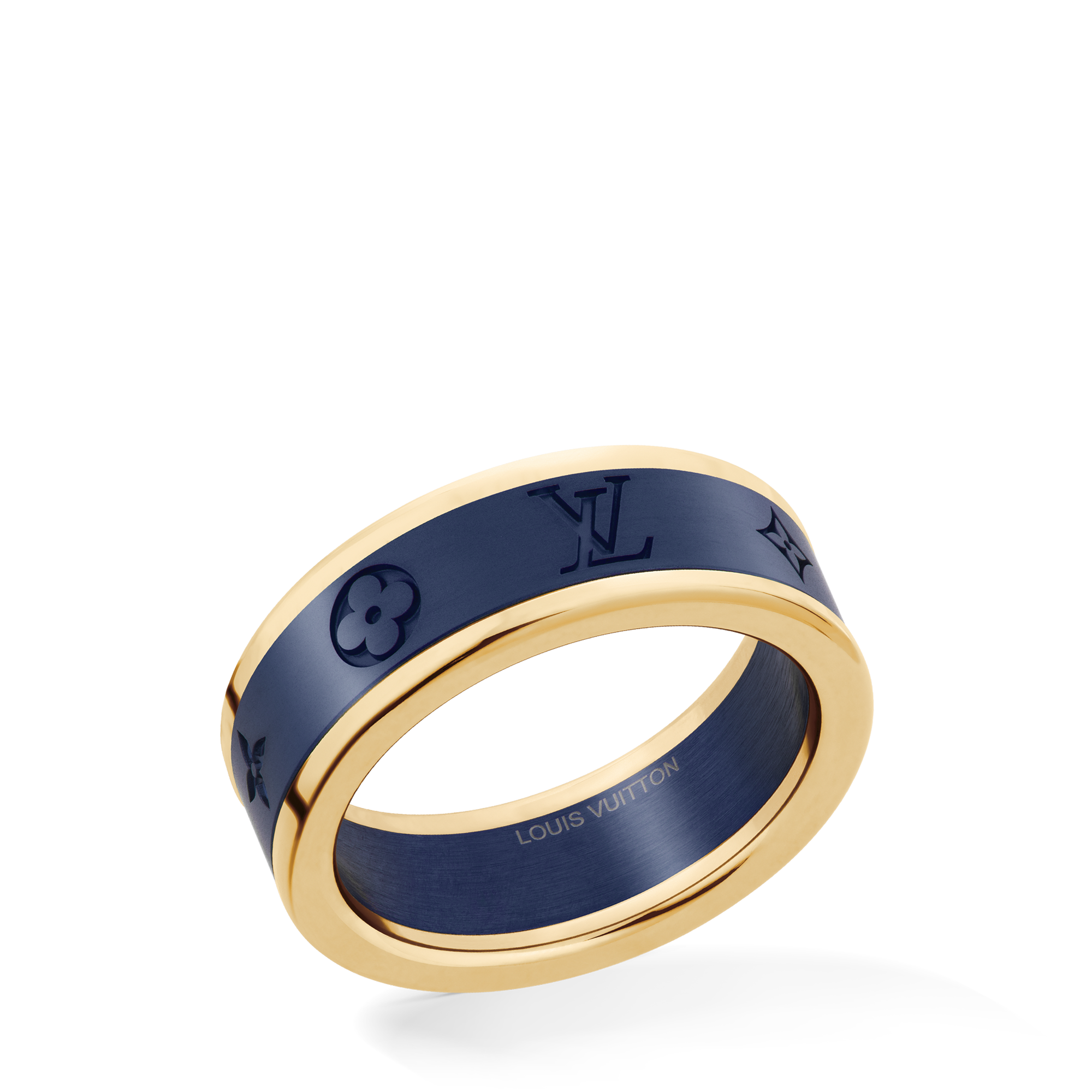 Les Gastons Vuitton Small Ring, Yellow Gold and Titanium  in Jewelry