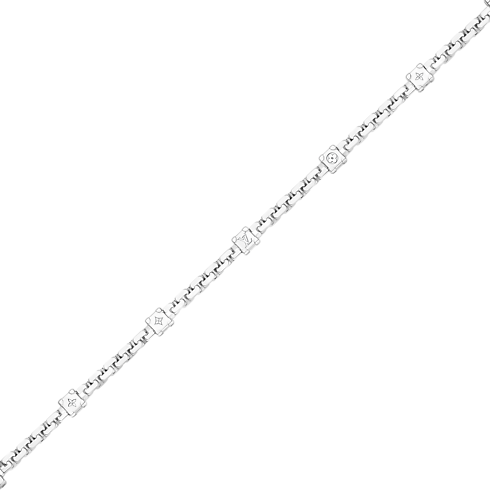 Les Gastons Vuitton Trunk Bracelet, White Gold and Diamonds in Jewelry's Categories Bracelets collections by Louis Vuitton (Product zoom)