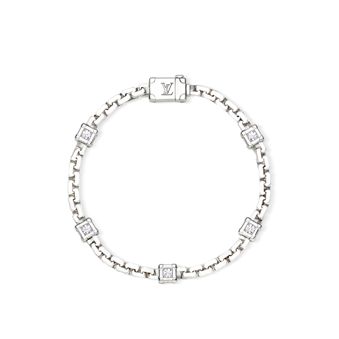 Les Gastons Vuitton Trunk Bracelet, White Gold and Diamonds in Jewelry's Categories Bracelets collections by Louis Vuitton (Product zoom)