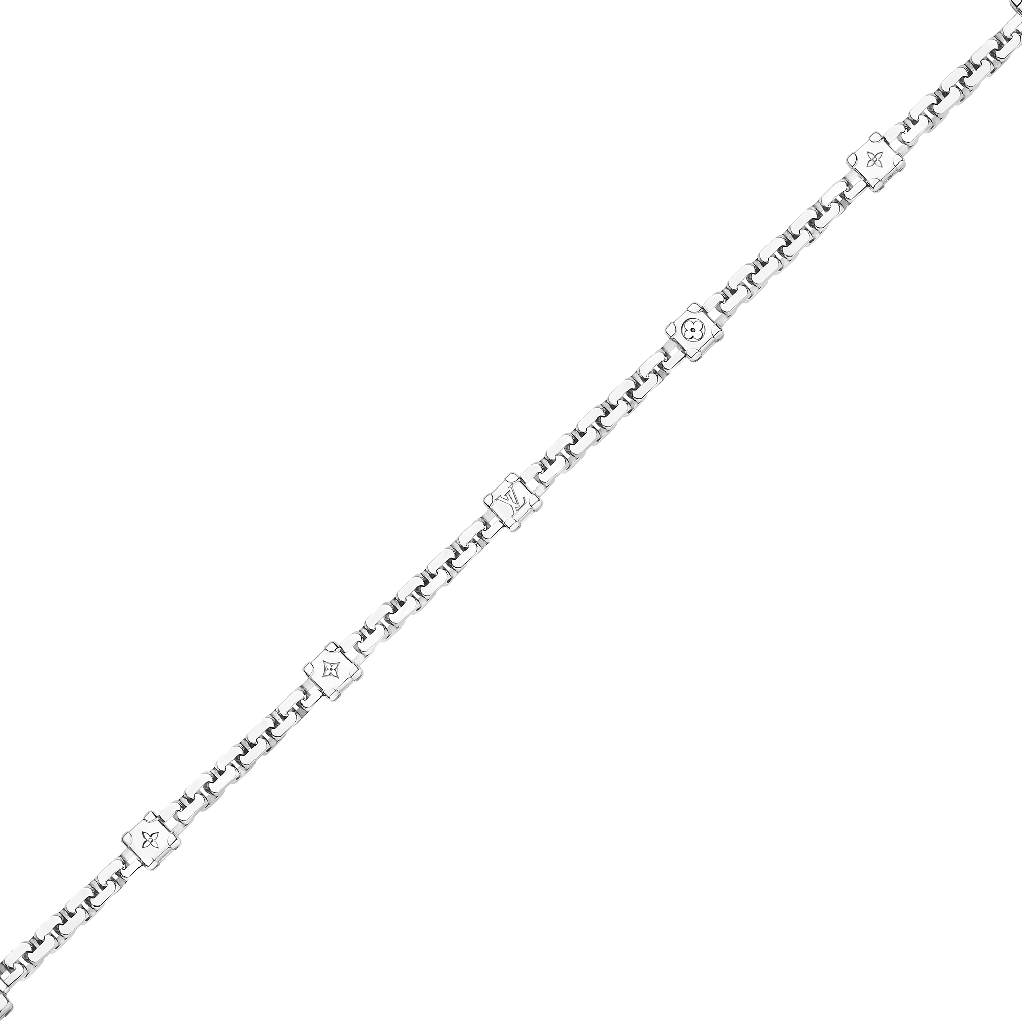 Les Gastons Vuitton Trunk Bracelet, White Gold and Diamonds  in Jewelry